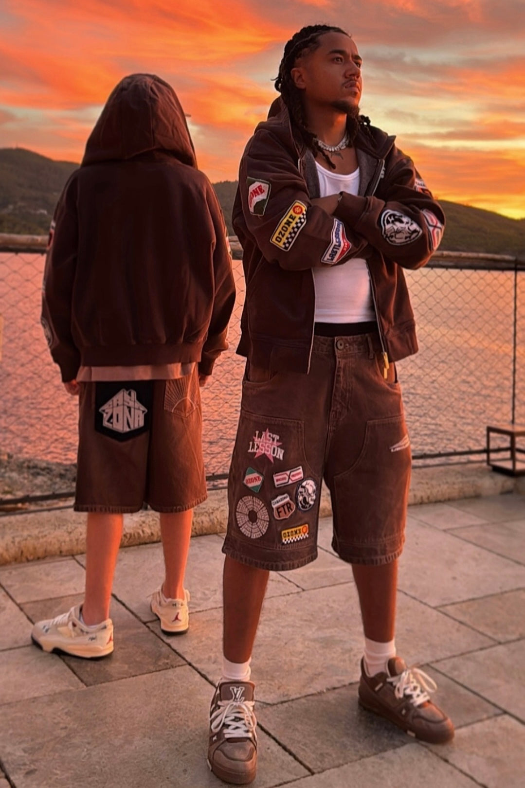 Last Lesson Casazøna Brown Shorts