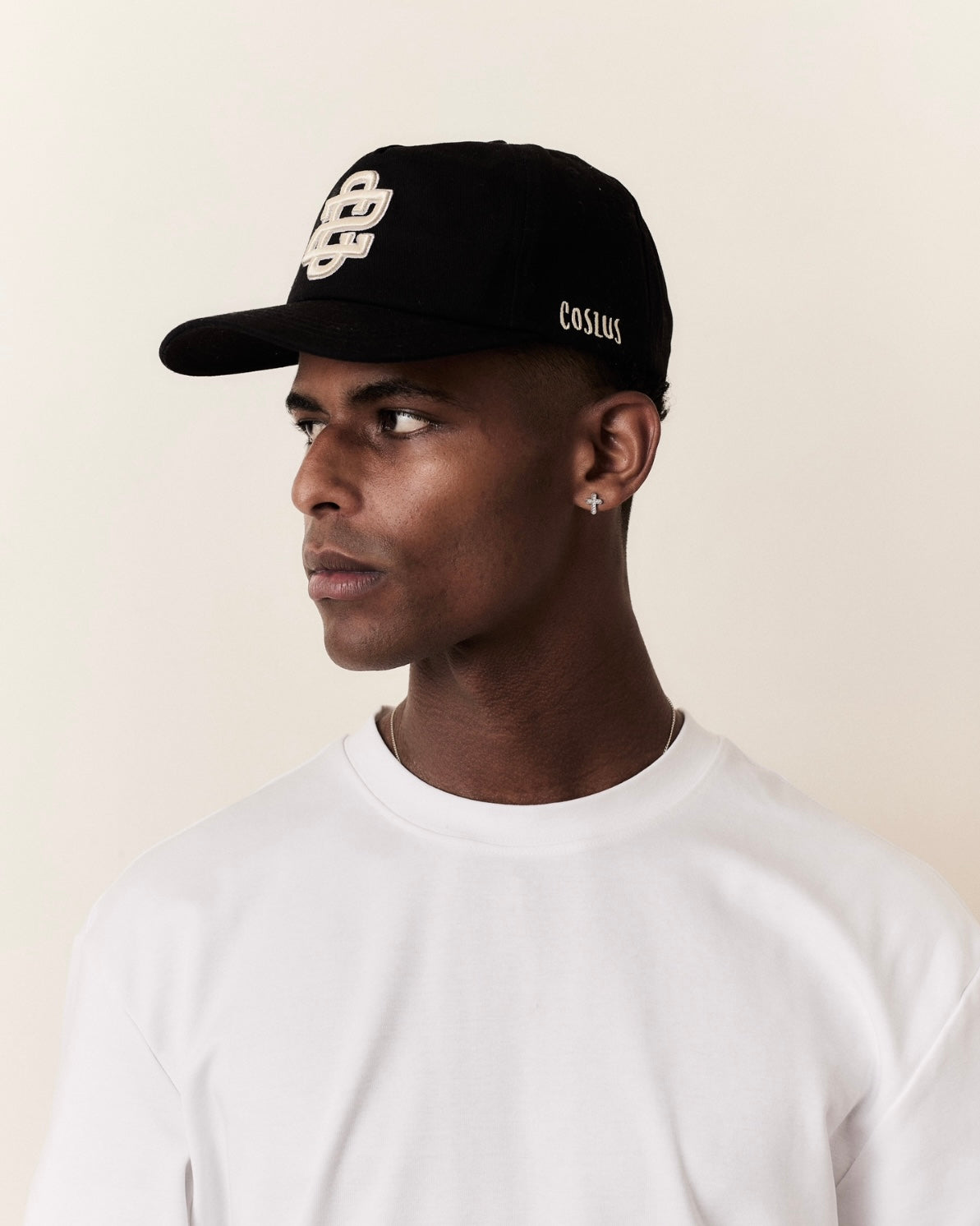 Coszus Initials Black Cap
