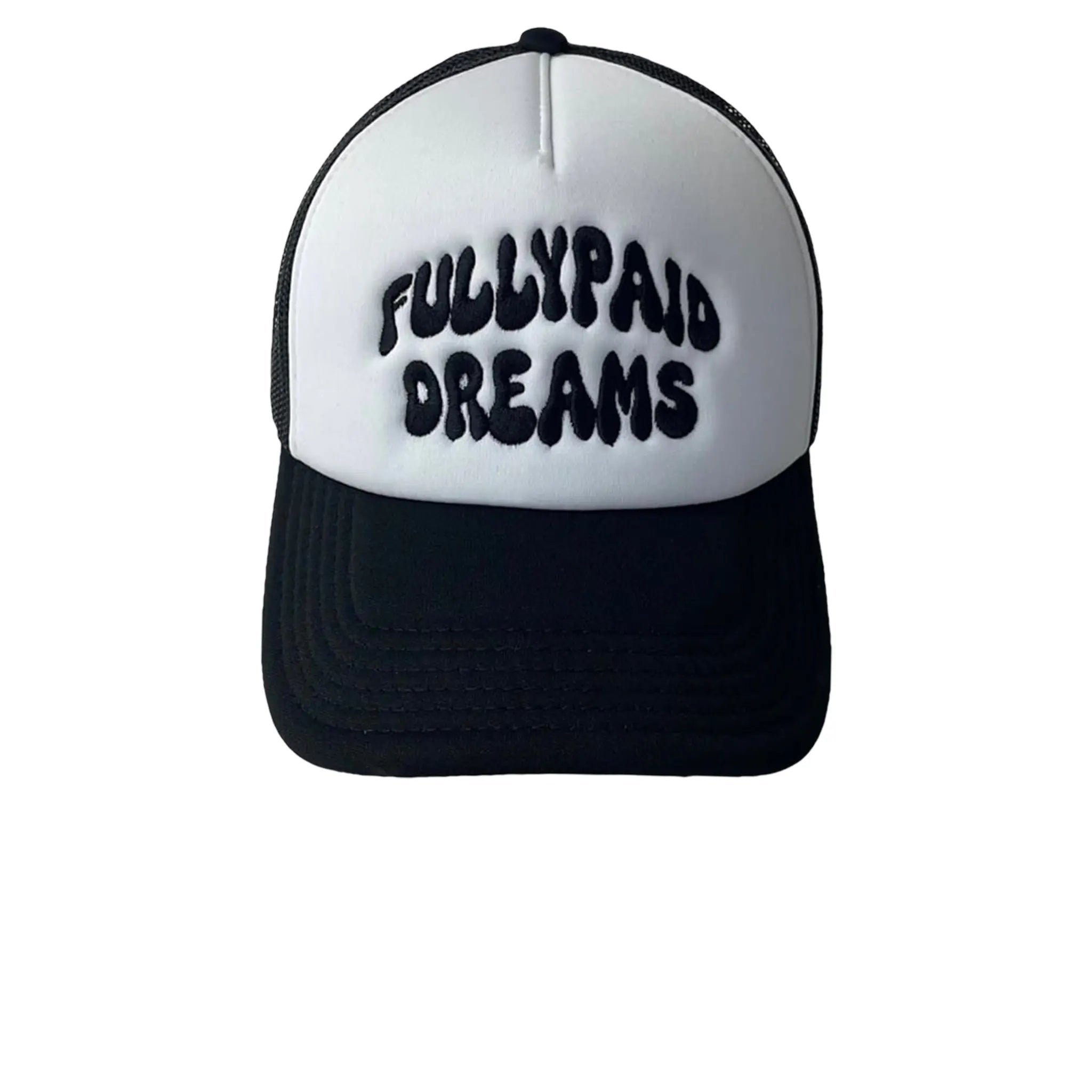 Image of Fully Paid Dreams White Black Cap