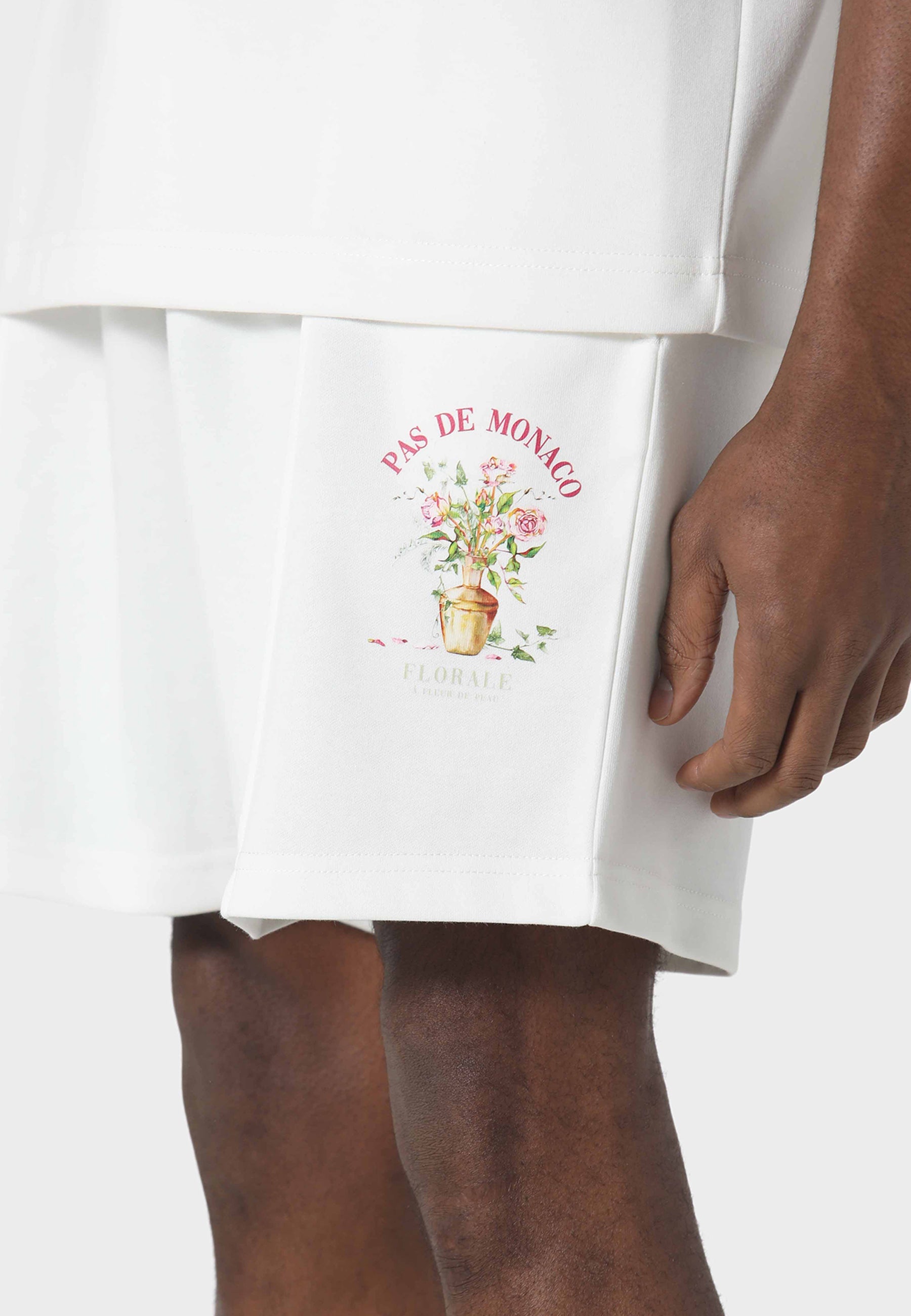 Pas De Monaco Giardino Off White Shorts