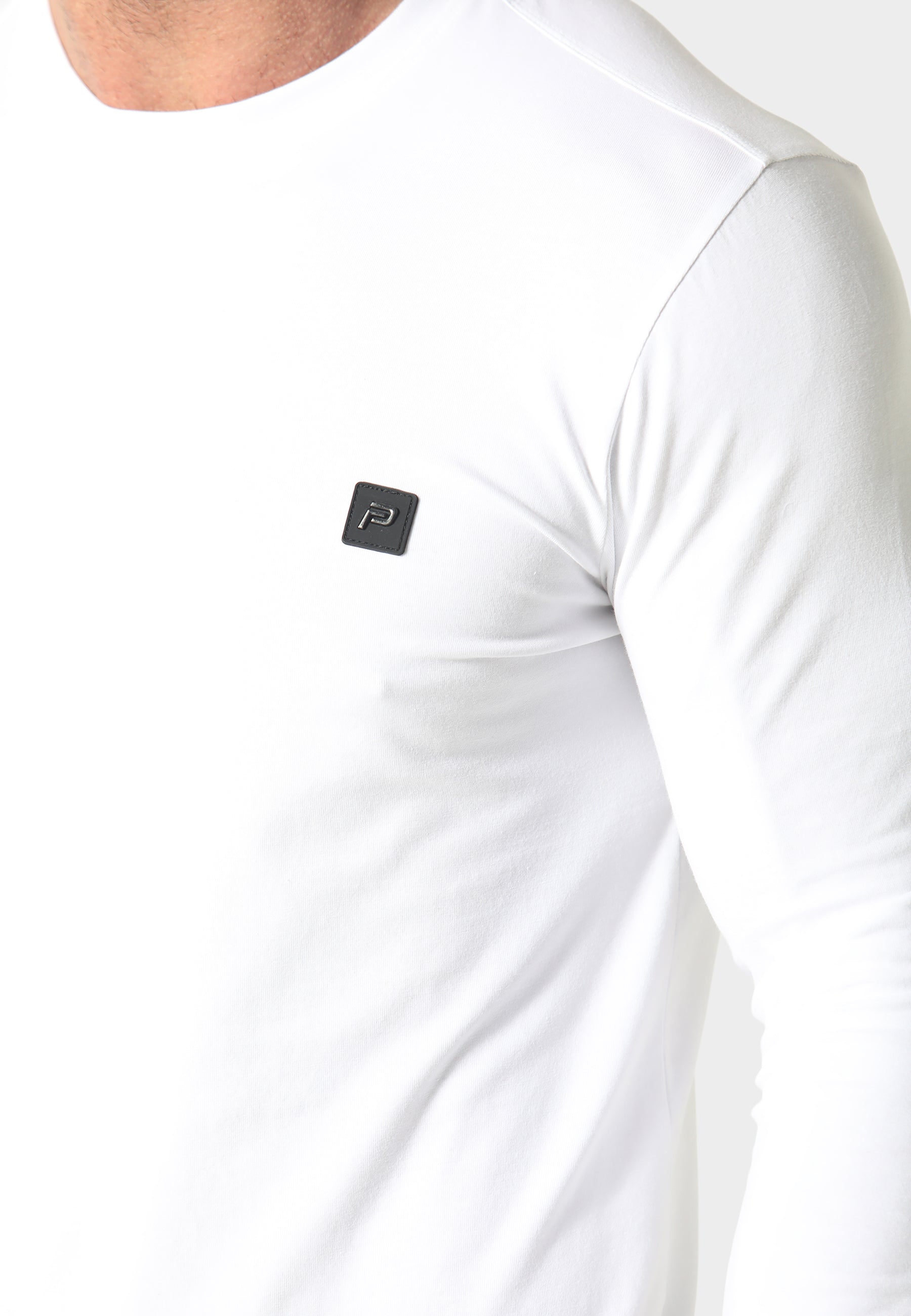 883 Police Highgate L/S White T-Shirt