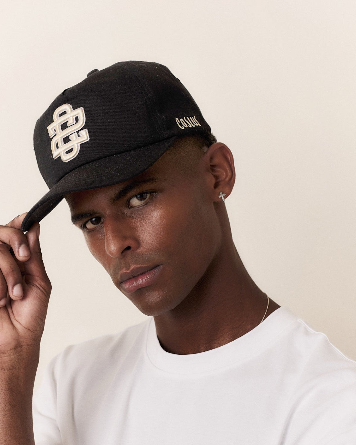 Coszus Initials Black Cap