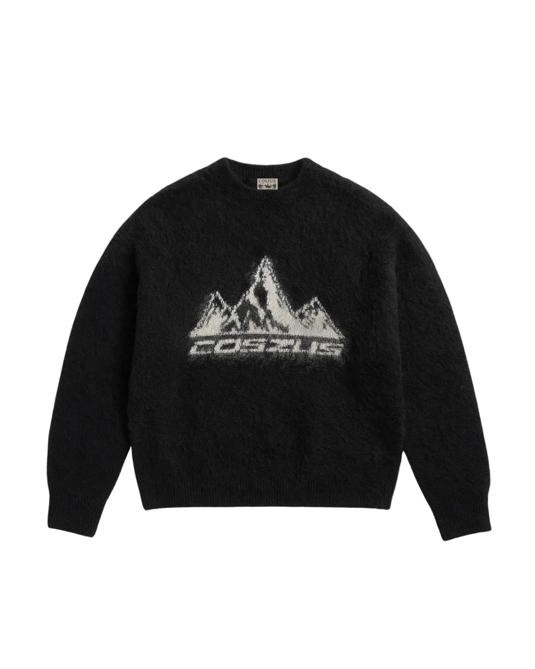 Coszus Alpine Mohair Knit Black Sweatshirt