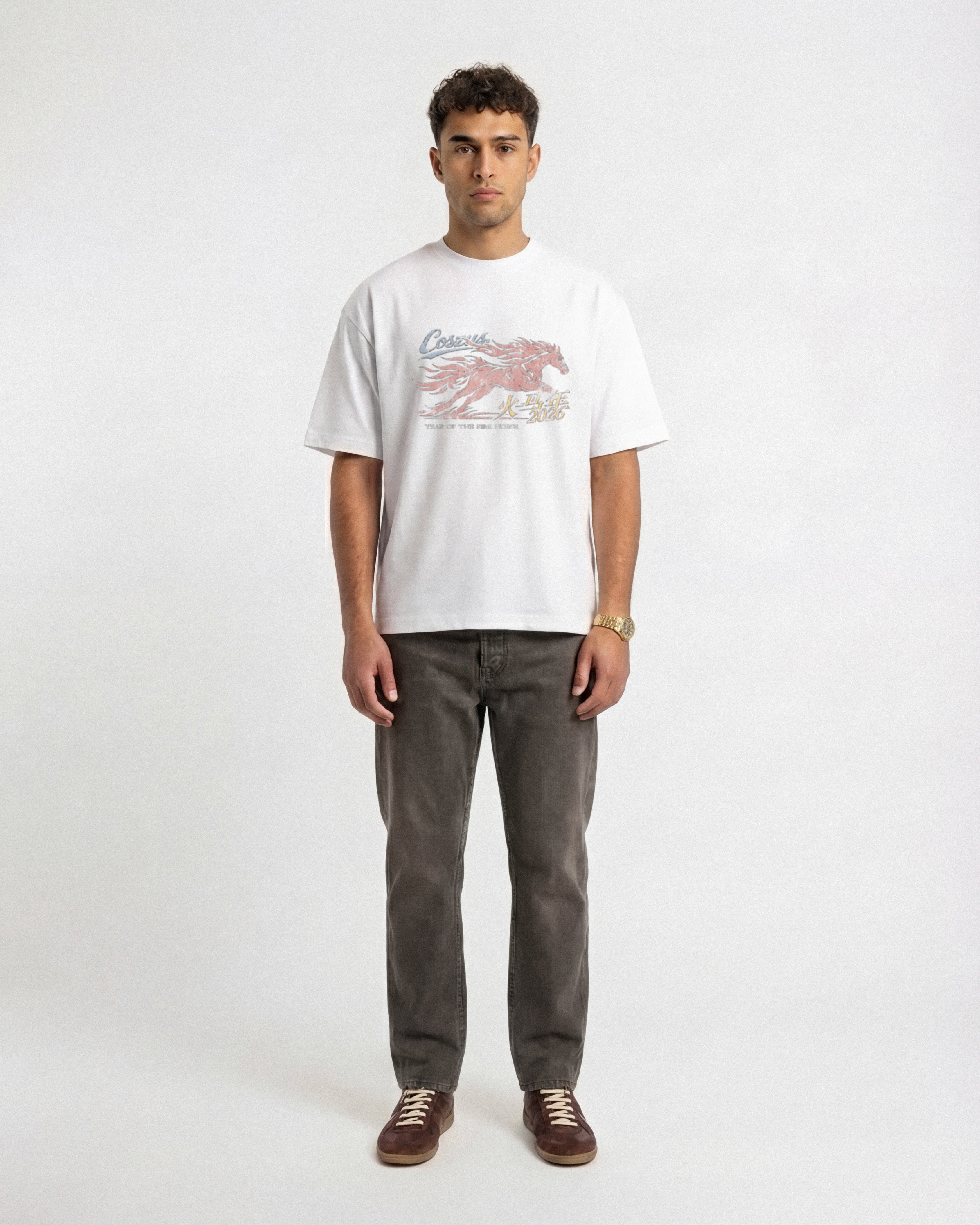Coszus Firehorse White T-Shirt