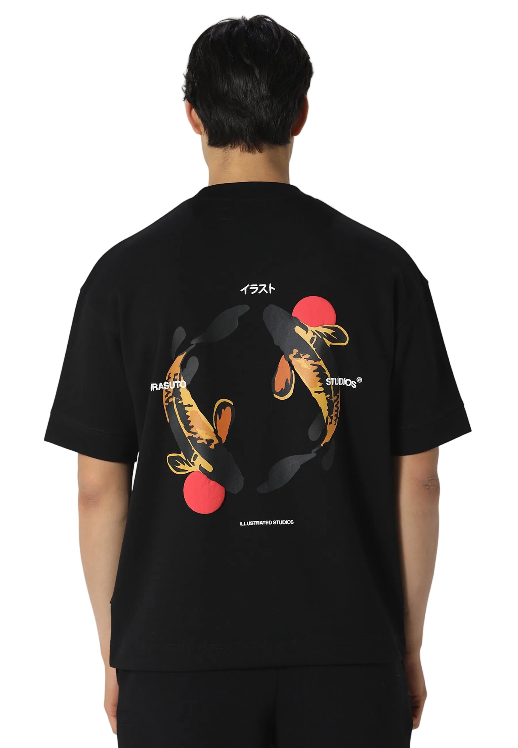 Irasuto Studios Koi Black T-Shirt