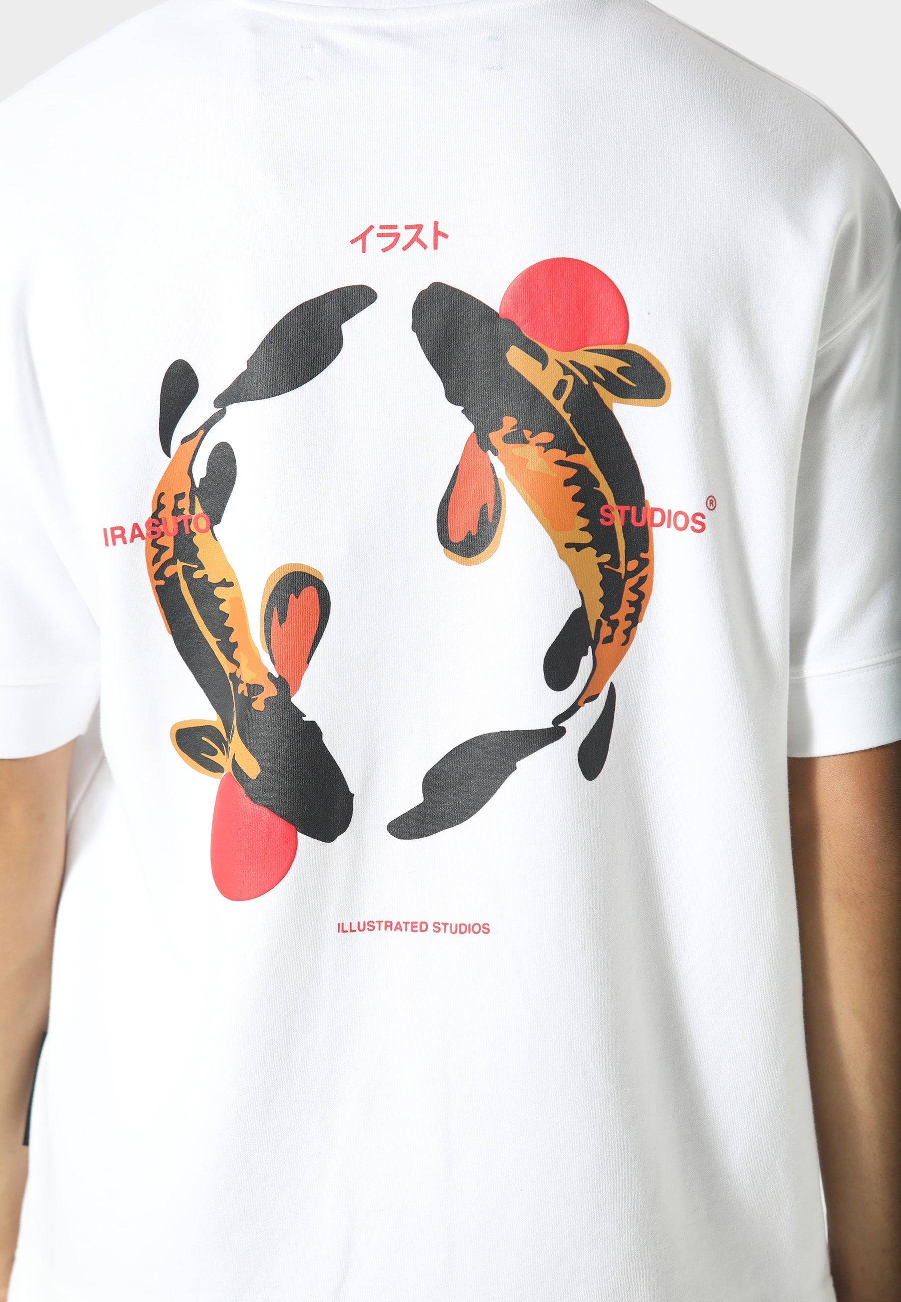 Irasuto Studios Koi White T-Shirt