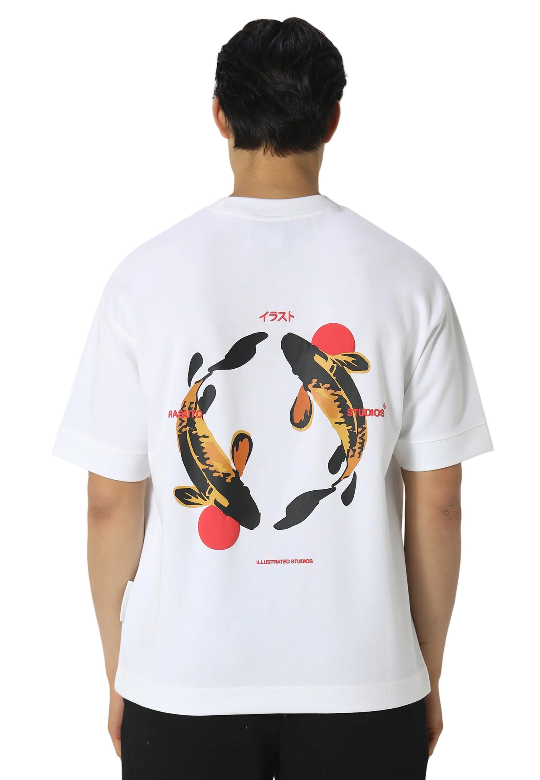Irasuto Studios Koi Optic White T-Shirt