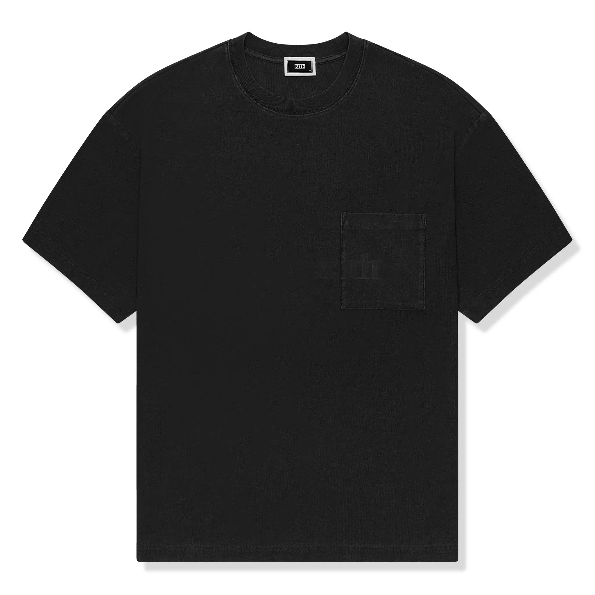 Front View of Kith Quinn Black T Shirt
