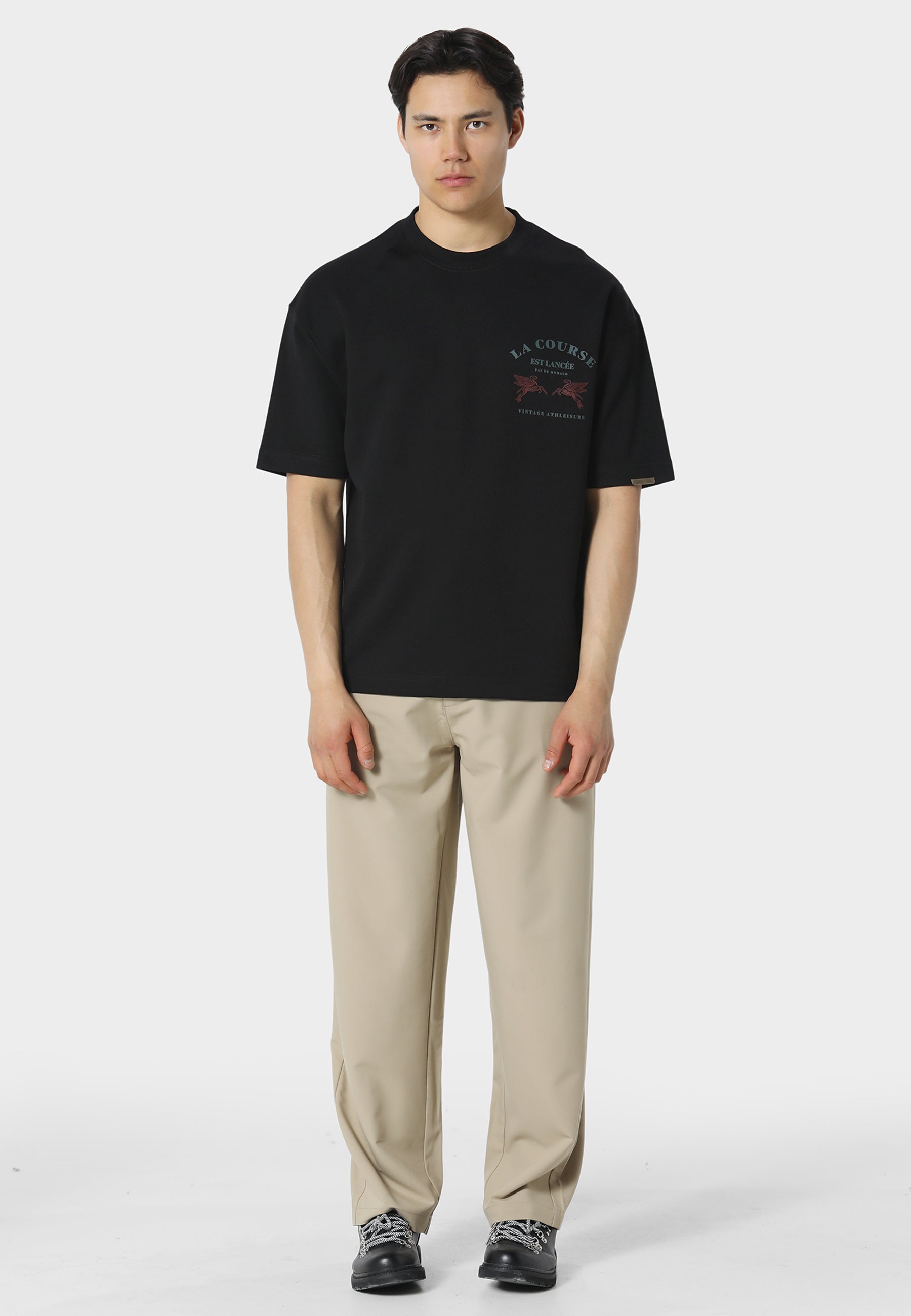 Pas De Monaco La Course Black T-Shirt