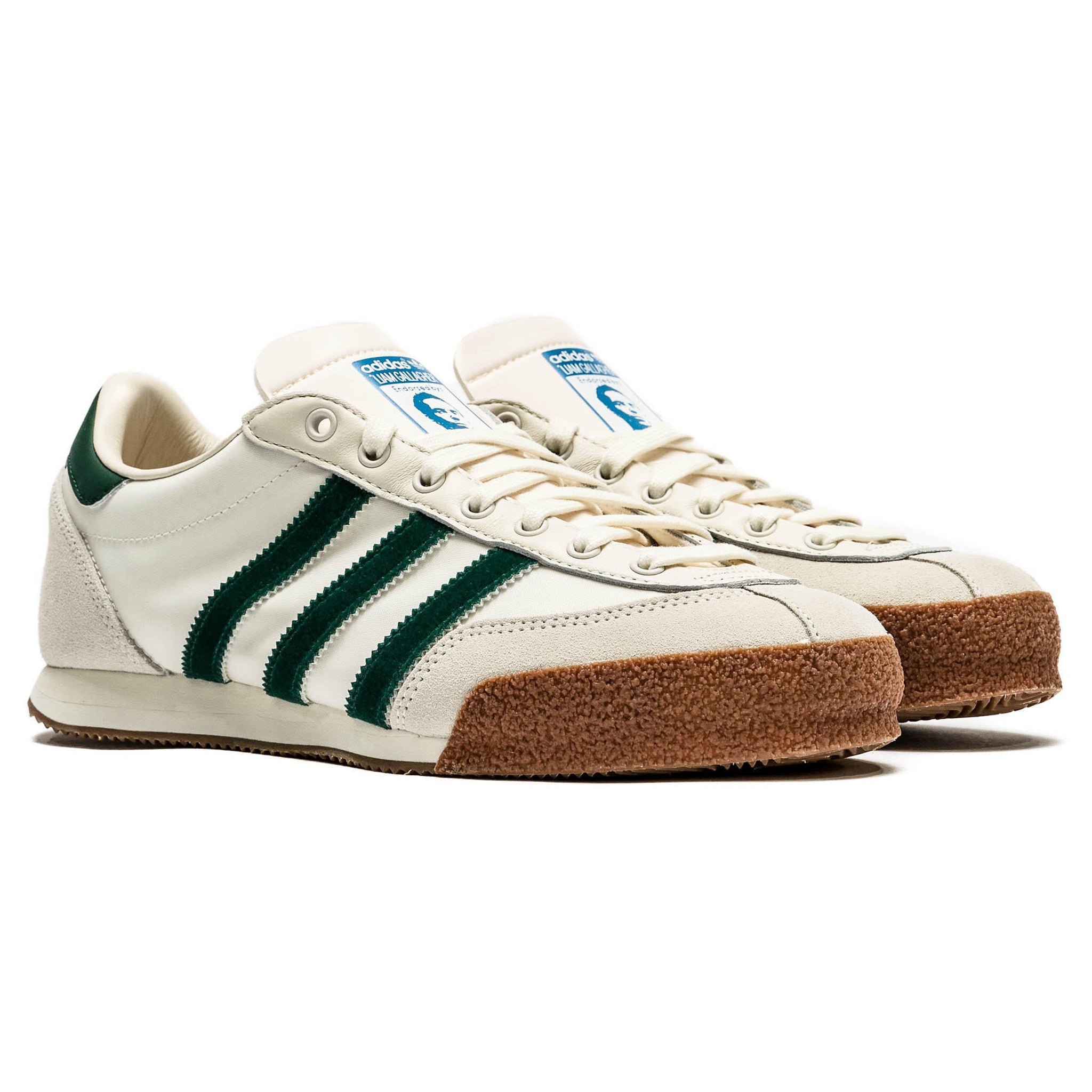 Front View of Liam Gallagher x Adidas Spezial LG2 Bottle Green IF8358