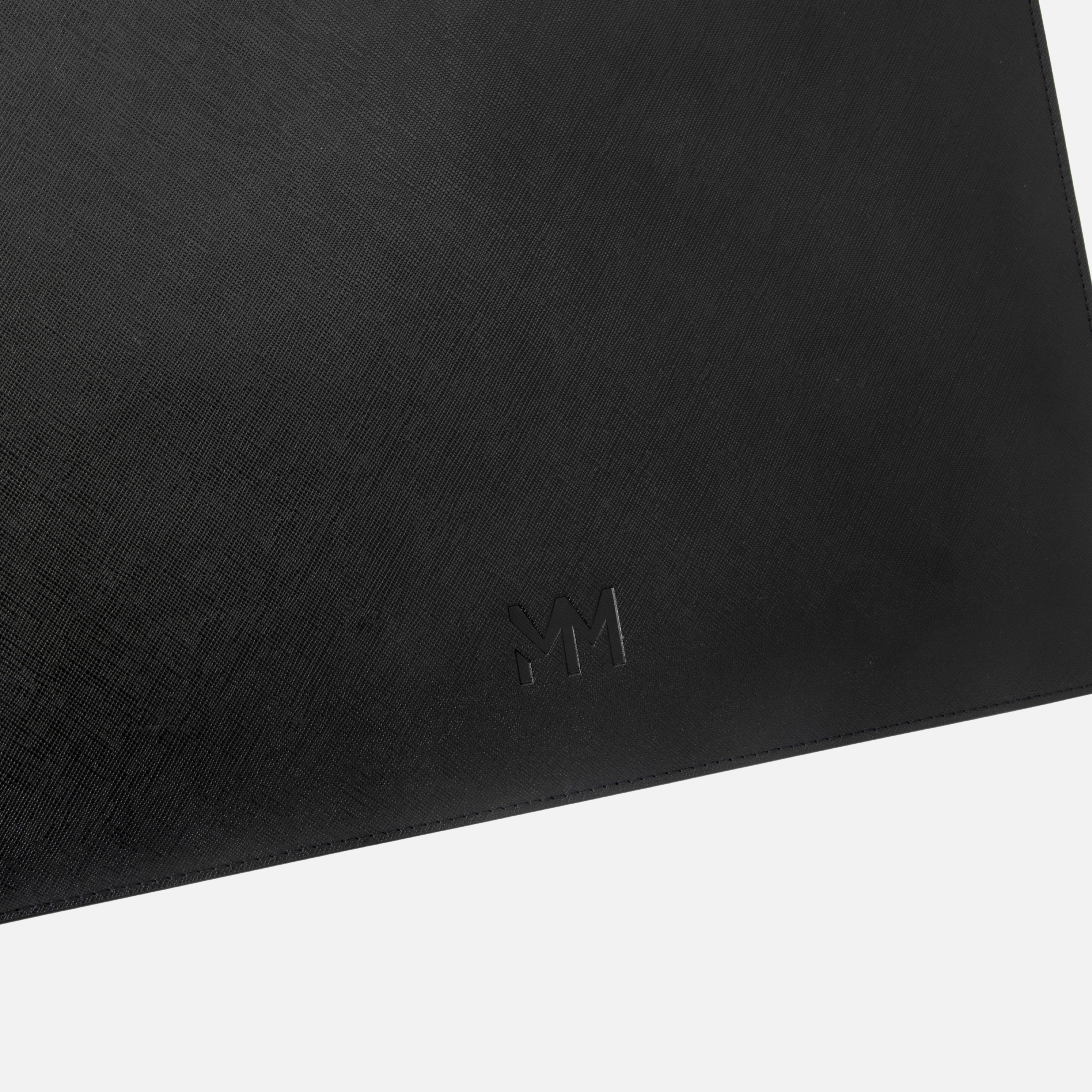 MM London Saffiano Black Laptop Pouch