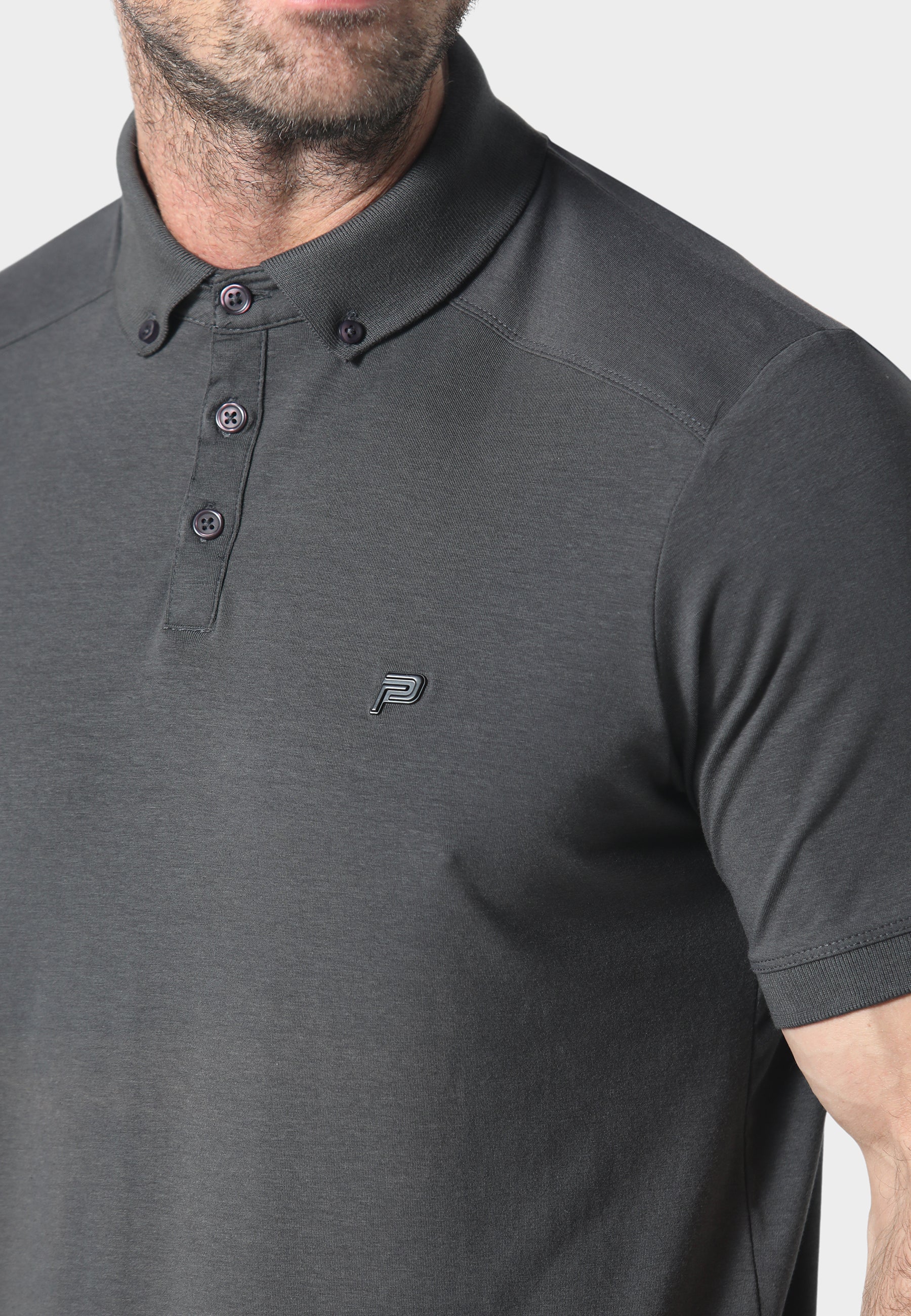 883 Police Neptunes Dusty Grey Polo Shirt