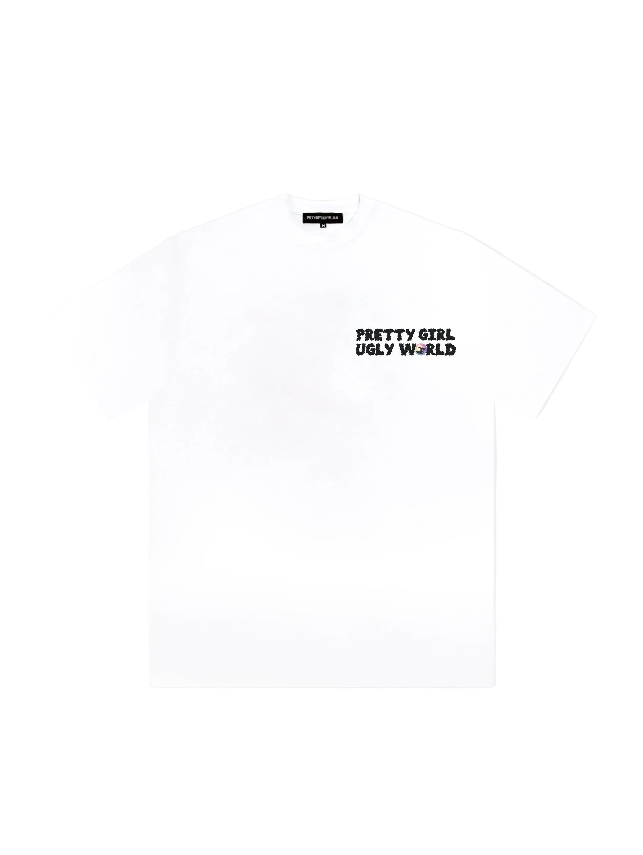 Pretty Boy Ugly World White T-Shirt