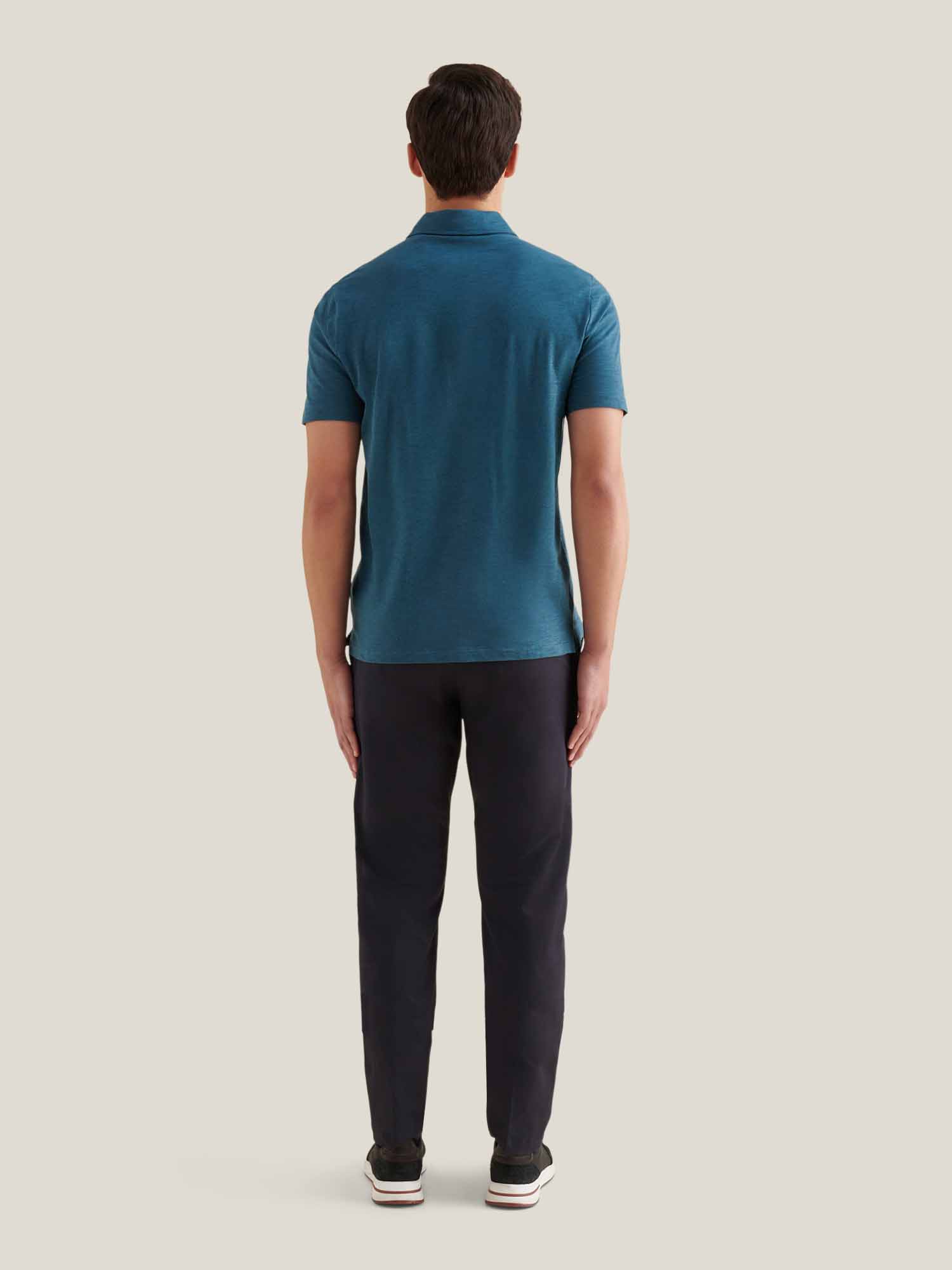Peckham Rye Stretch Dark Sapphire Navy Cotton Trouser