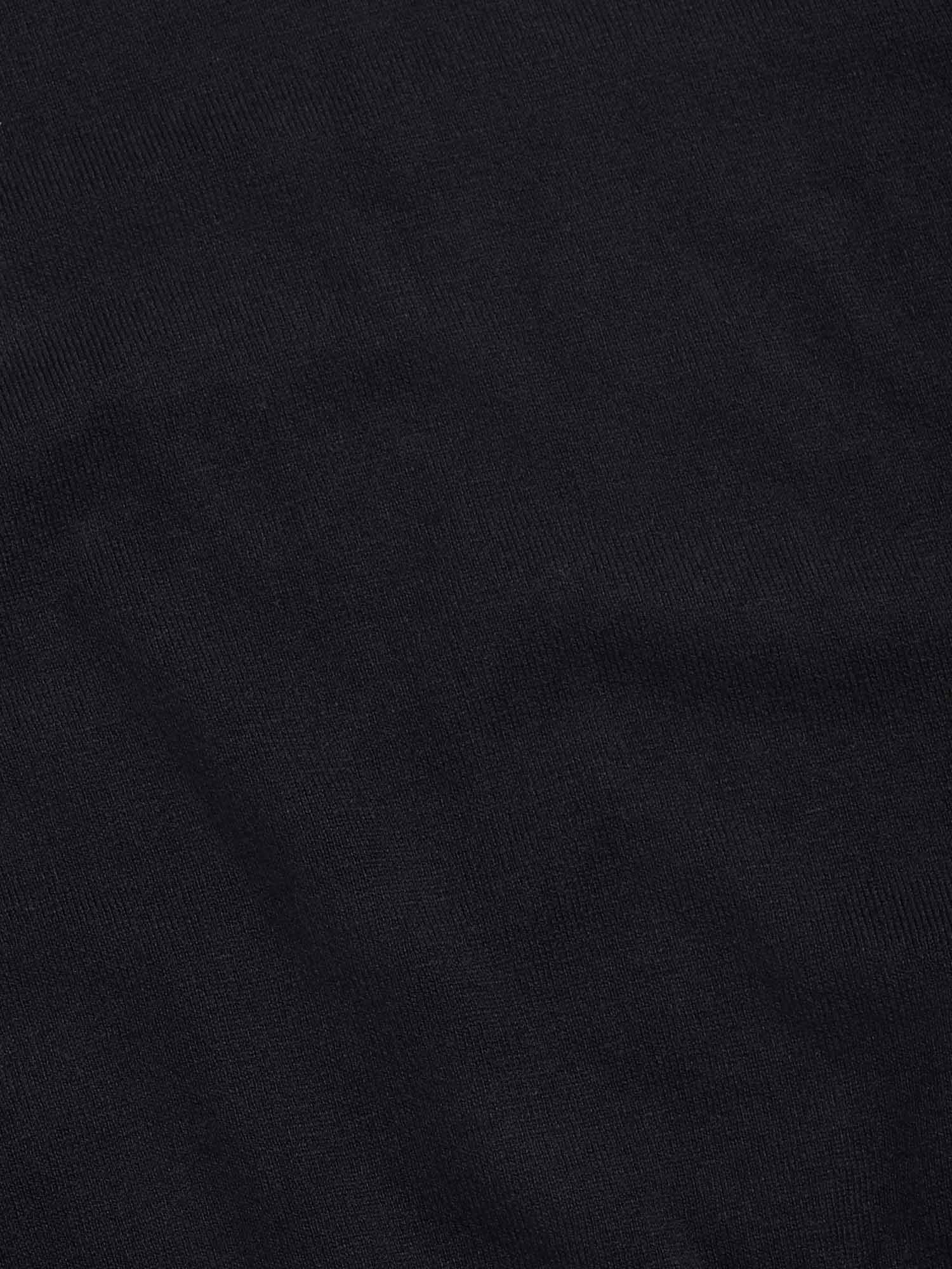 Peckham Rye Knit Black Polo Shirt