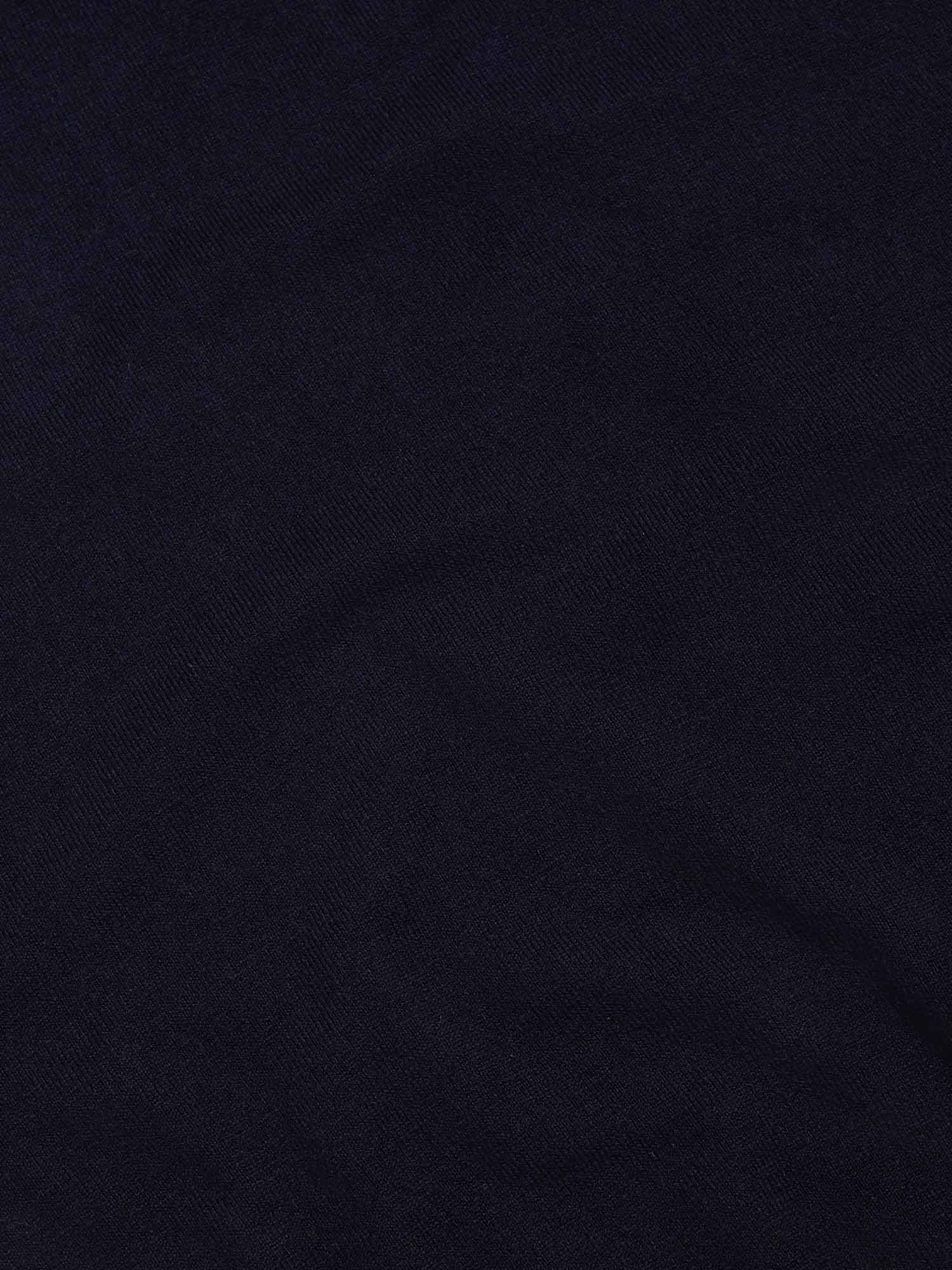 Peckham Rye Knit L/S Dark Sapphire Navy Polo Shirt
