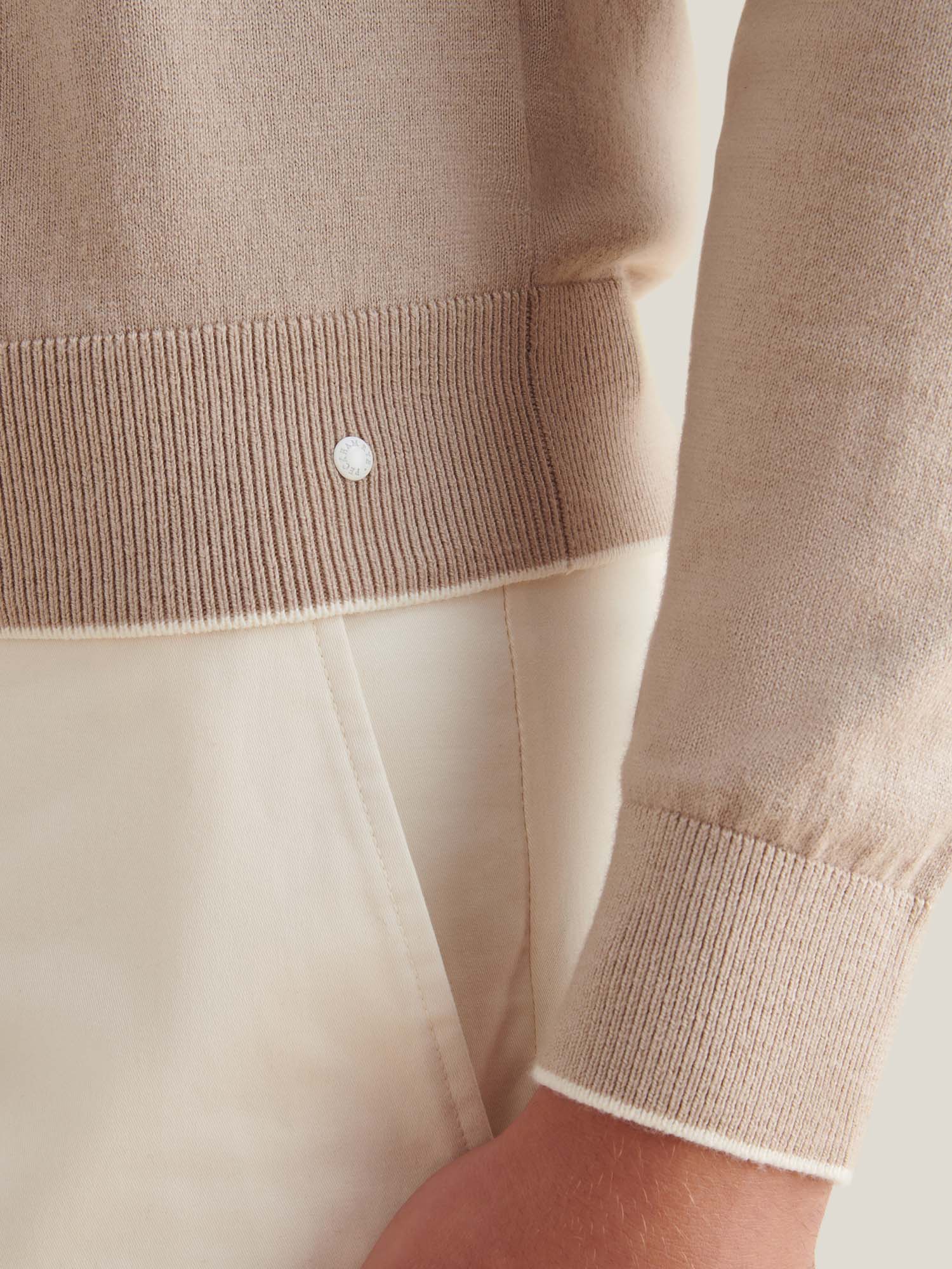 Peckham Rye Knit Simply Taupe Crewneck