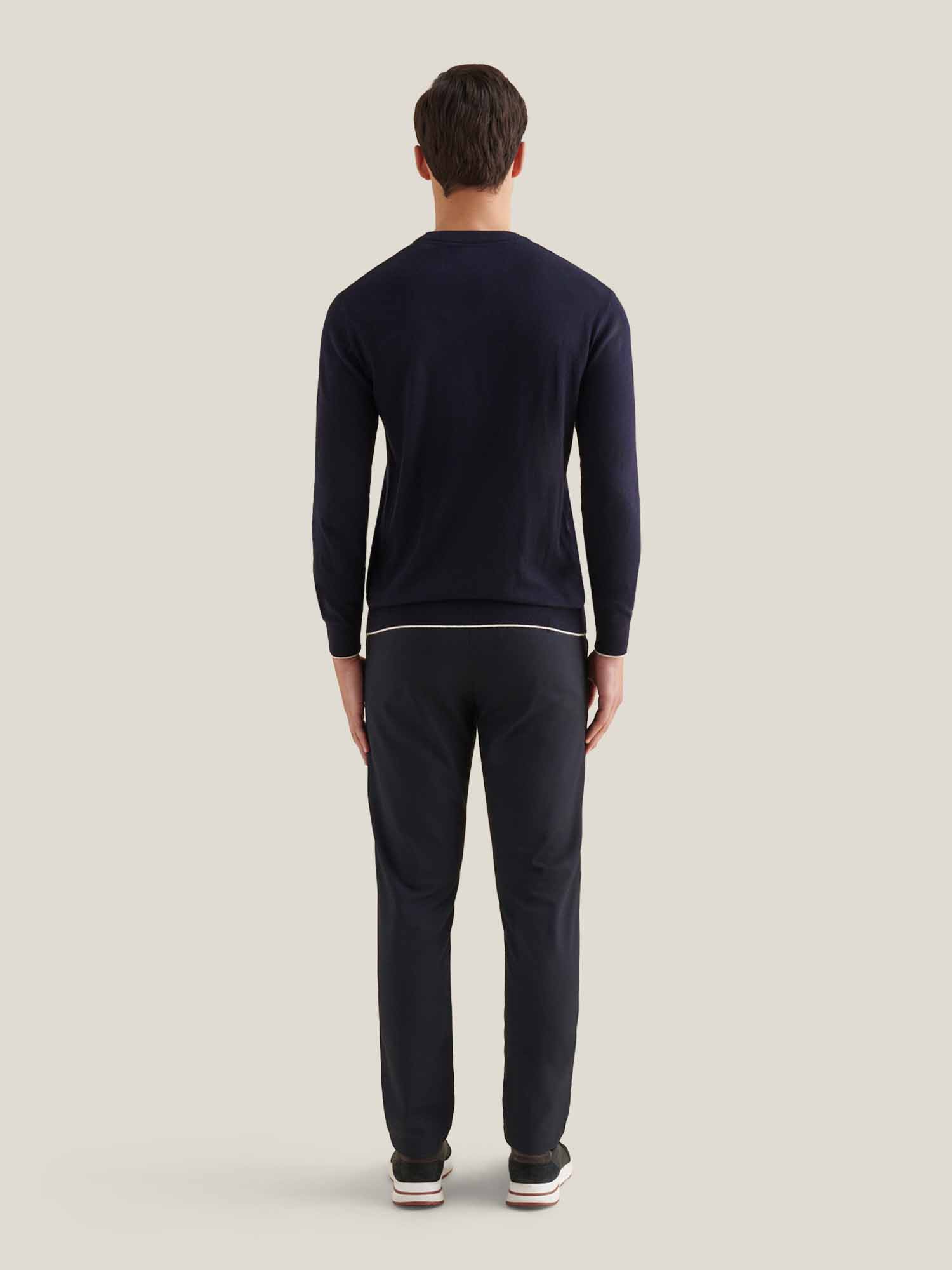 Peckham Rye Knit Dark Sapphire Navy Crewneck
