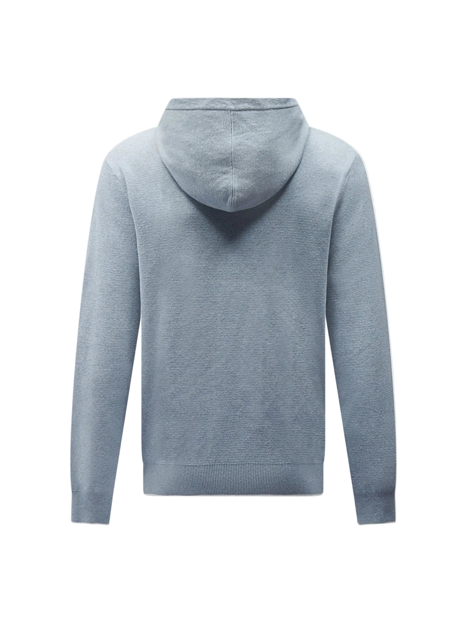 Peckham Rye Milano Knit Blue Blizzard Zip-Up Hoodie
