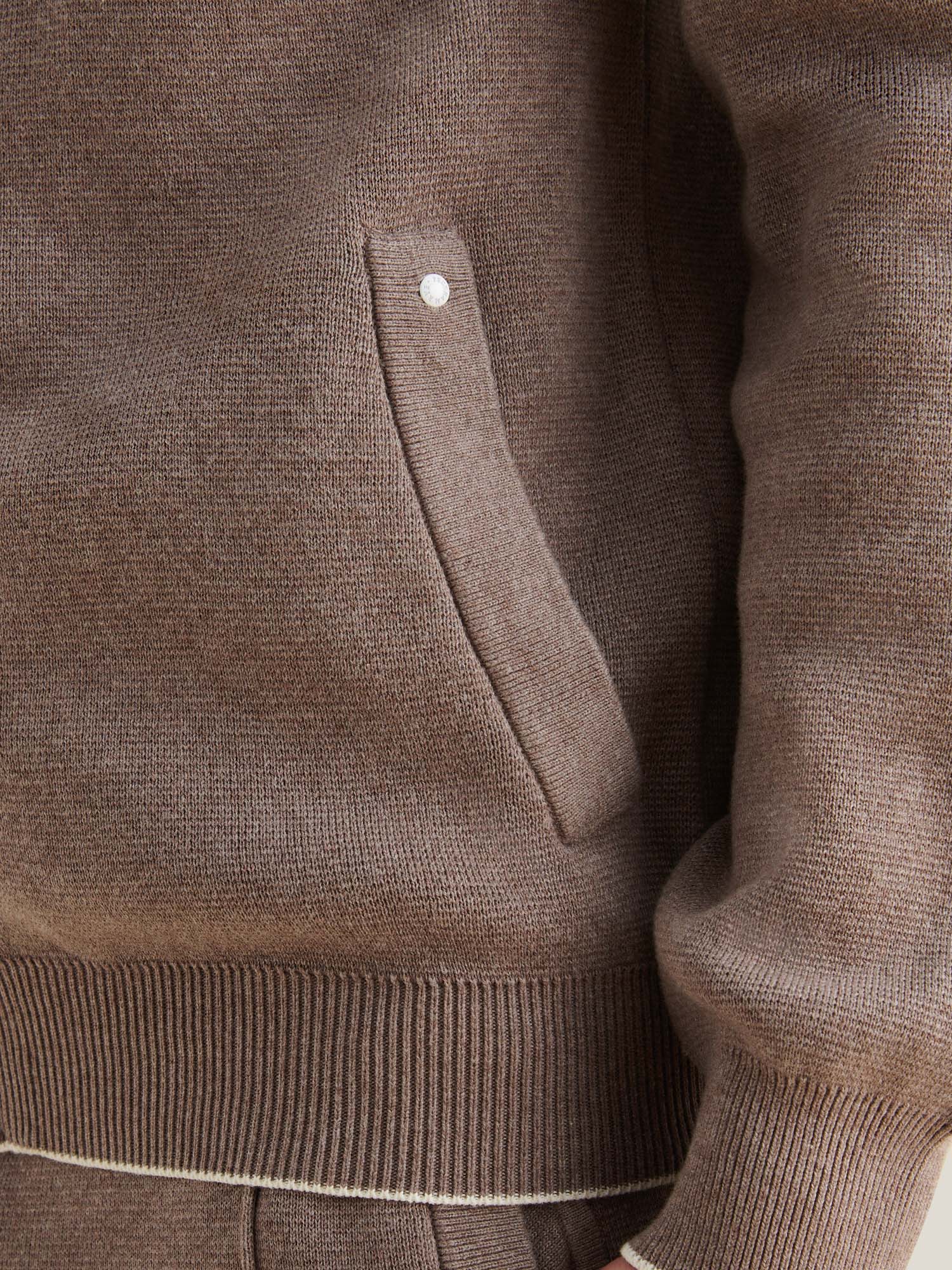 Peckham Rye Milano Knit Iron Zip-Up Hoodie