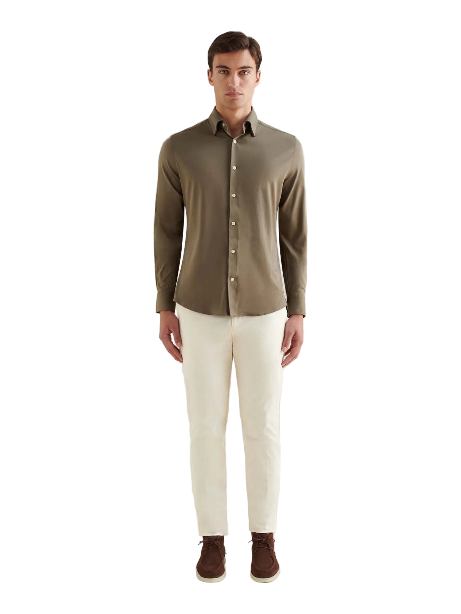 Peckham Rye Jersey Hidden Button Sea Turtle Shirt