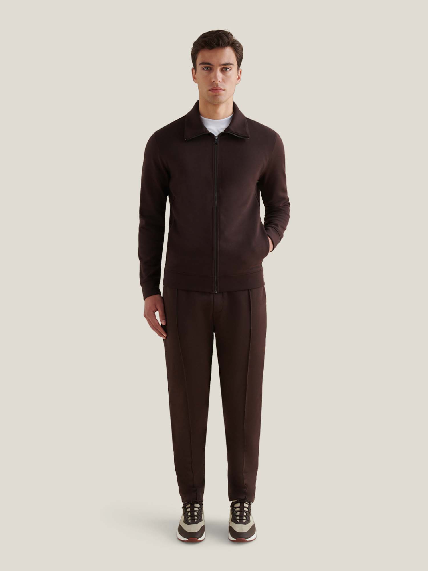Peckham Rye Interlock Funnel Java Jacket