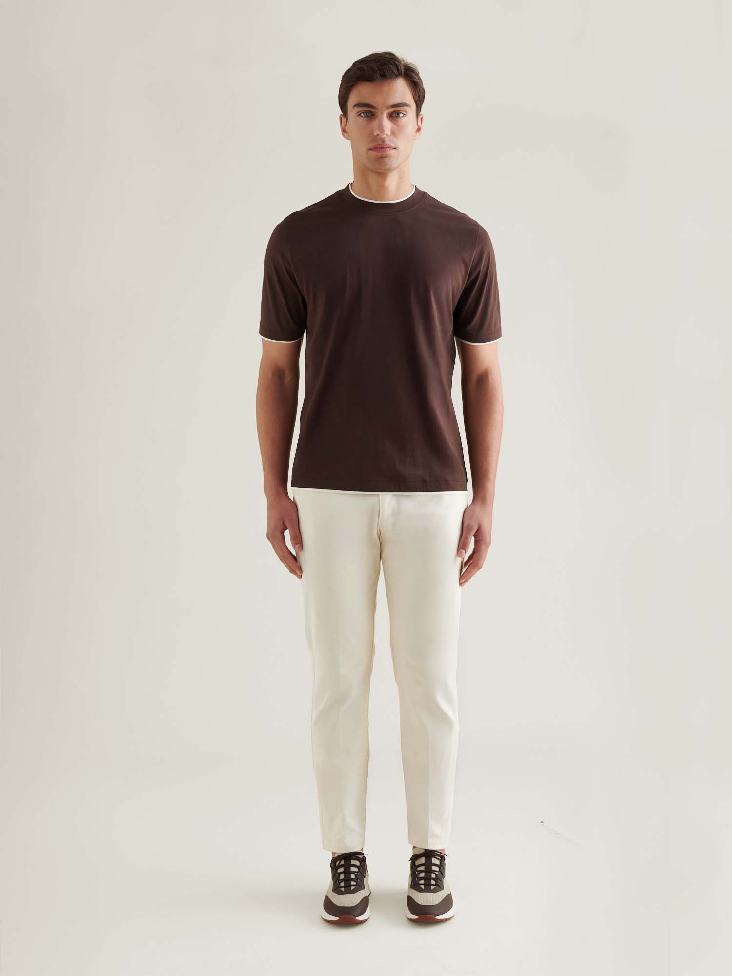 Peckham Rye Double Layer Mercerised Cotton Java T-Shirt