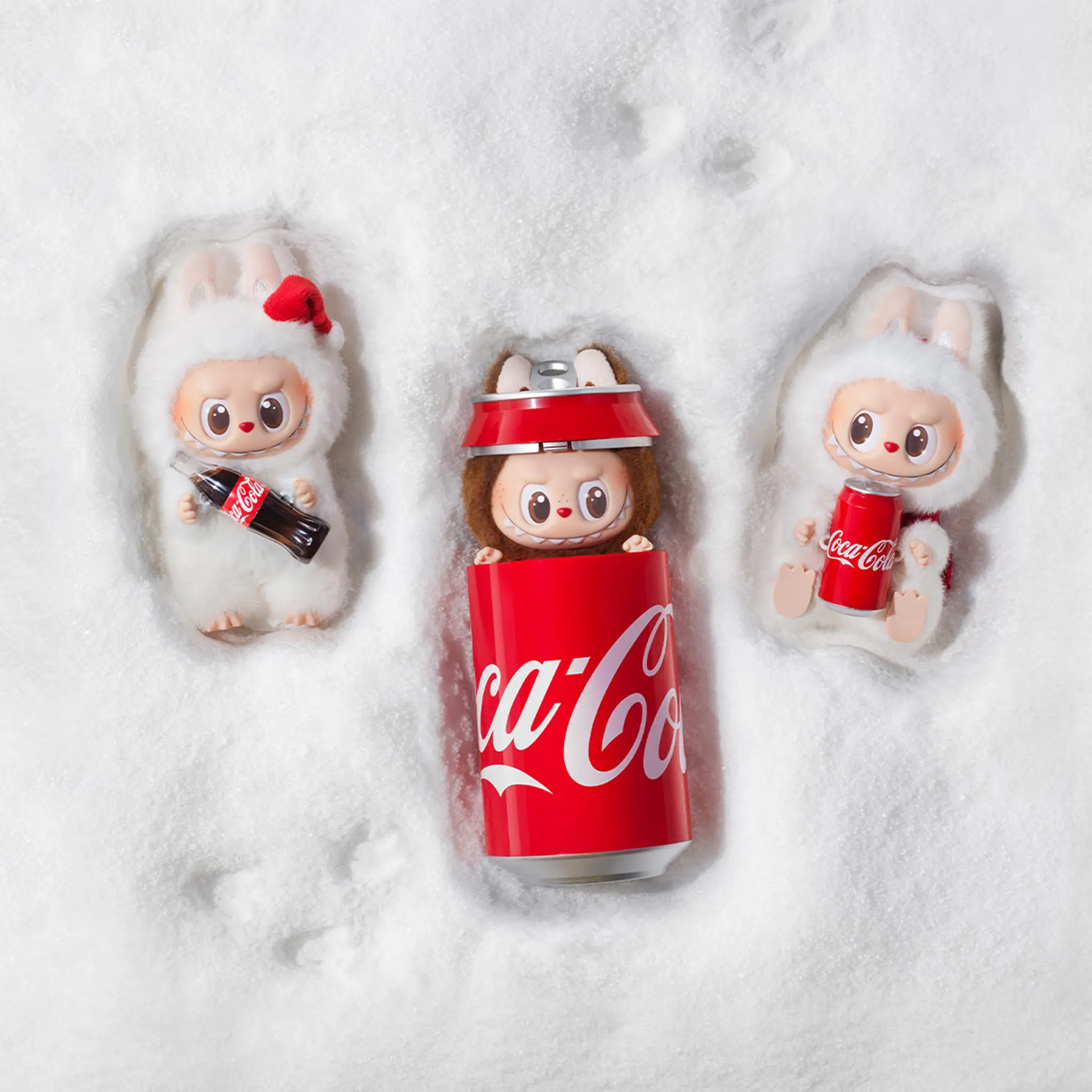 Snow view of Pop Mart Labubu The Monsters Coca Cola Vinyl Face Blind Box (Single)