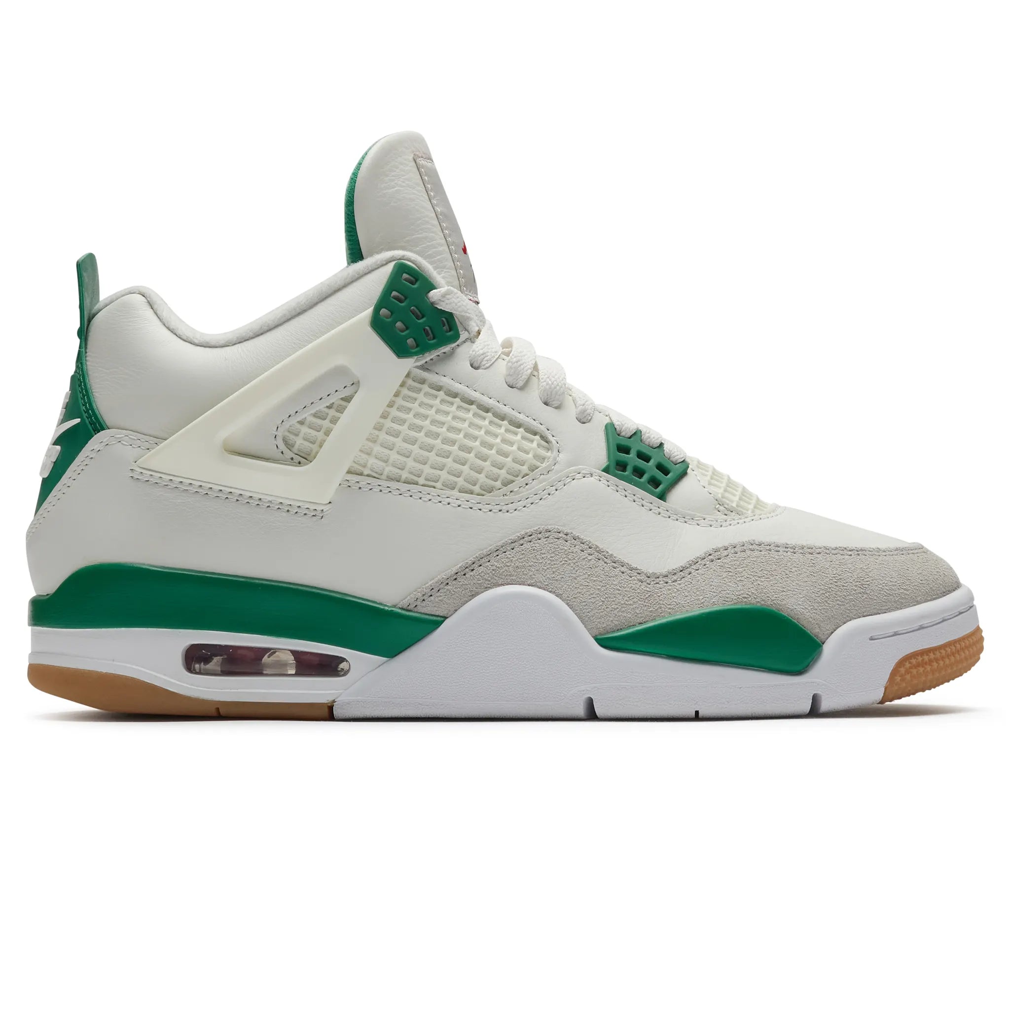 Side view of Preloved - Air Jordan 4 Retro SB Pine Green