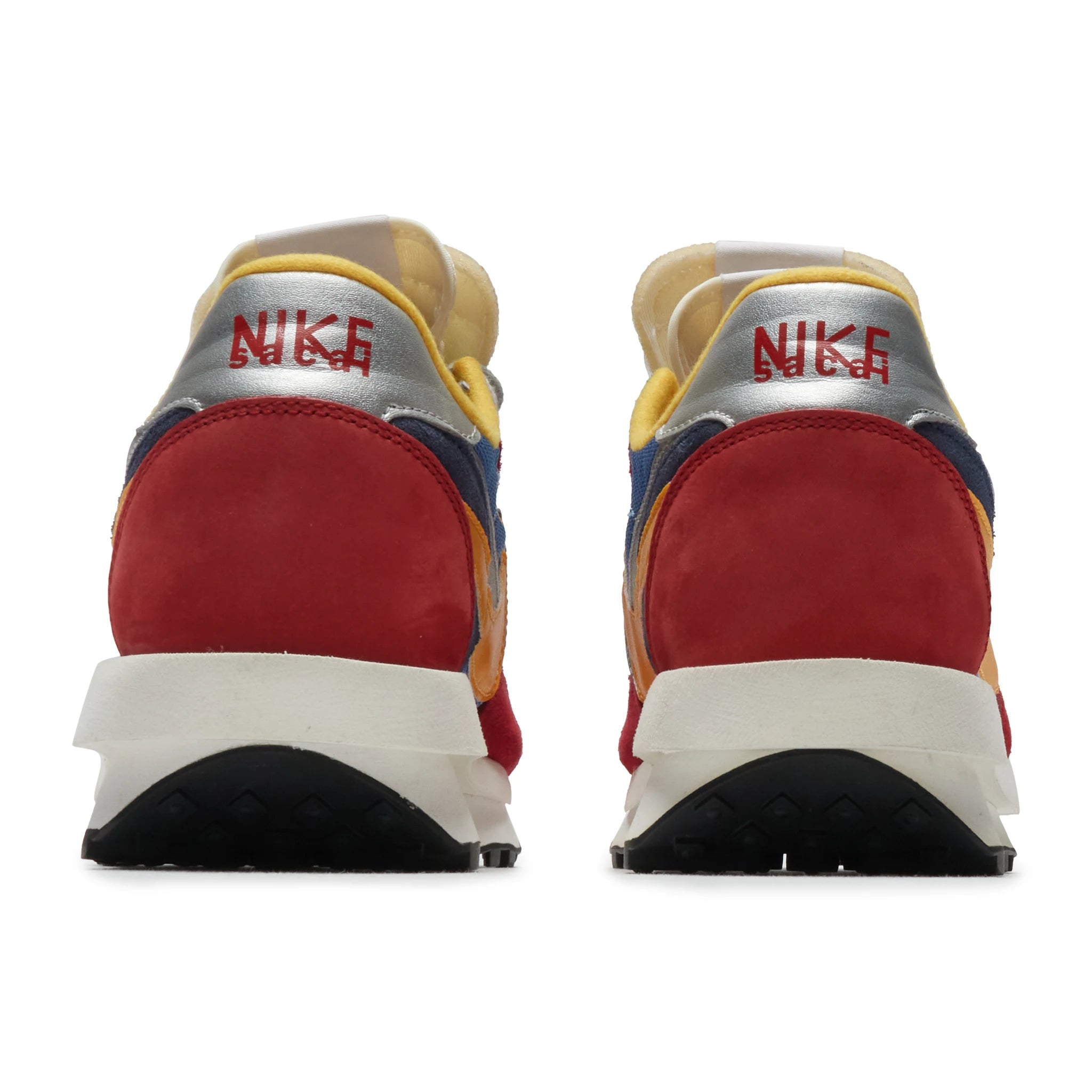 Heel view of Preloved - Nike x Sacai LD Waffle Varsity Blue