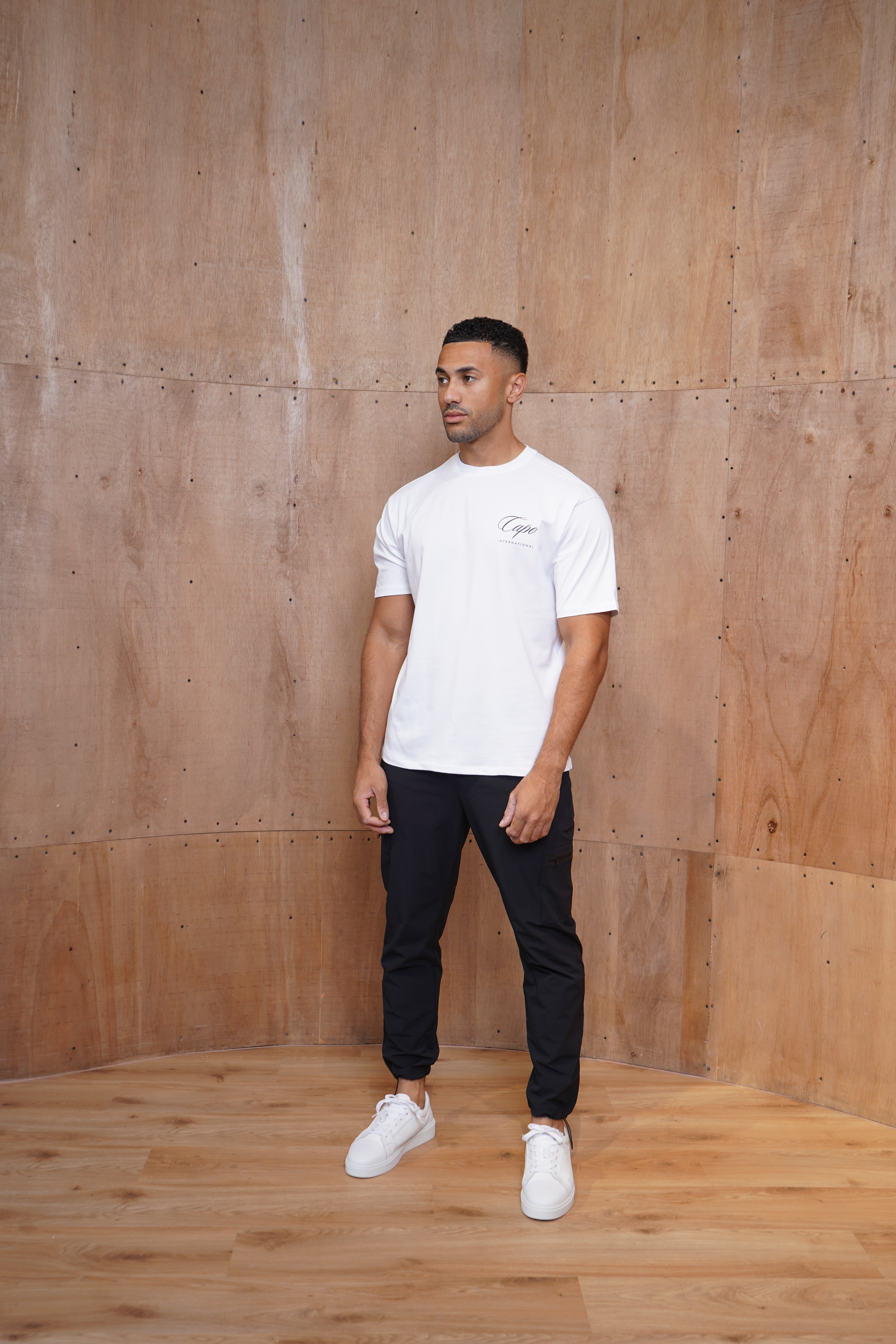 CAPO Utility Tech Black Cargo Pants