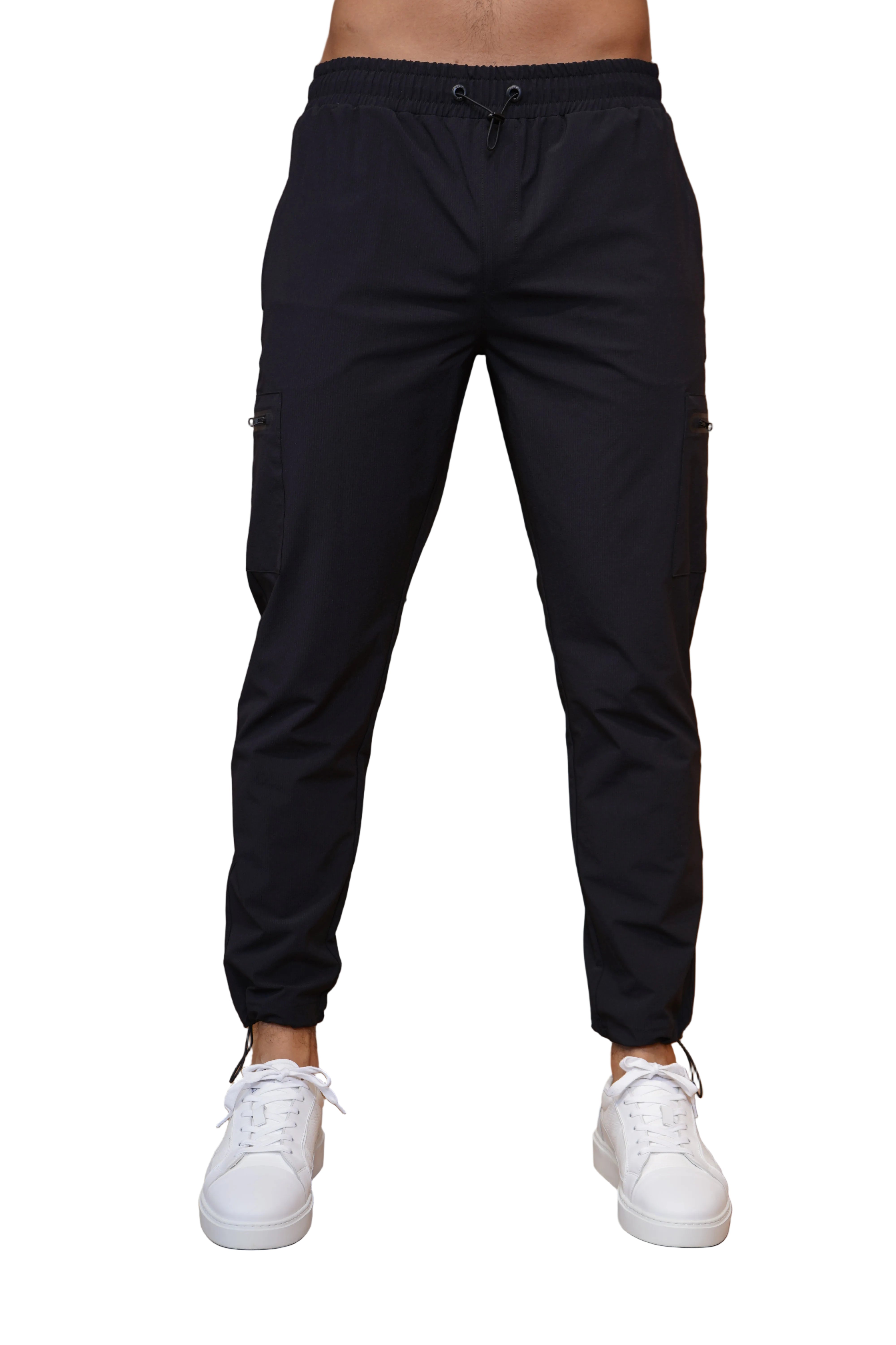 CAPO Utility Tech Black Cargo Pants