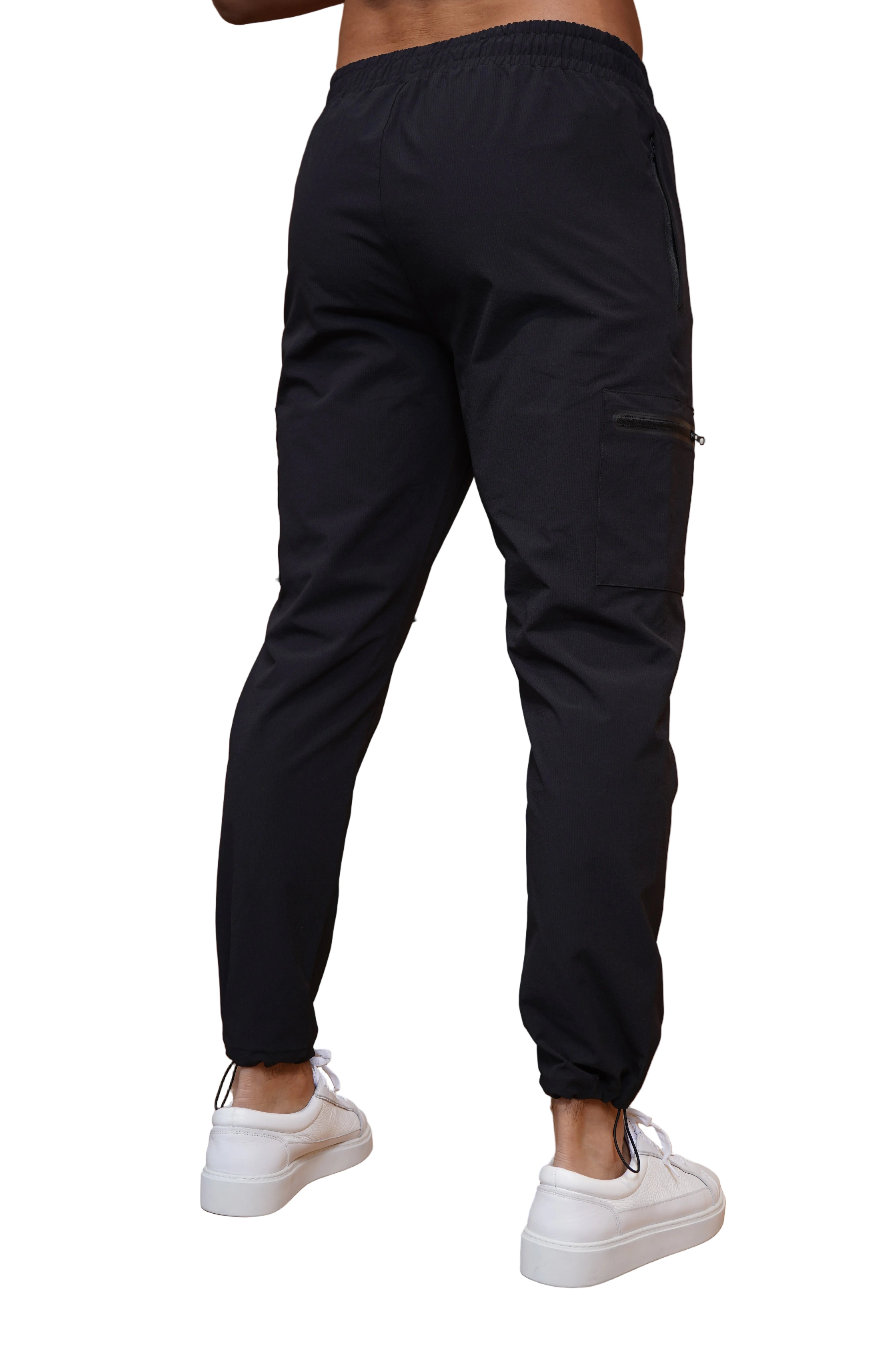CAPO Utility Tech Black Cargo Pants