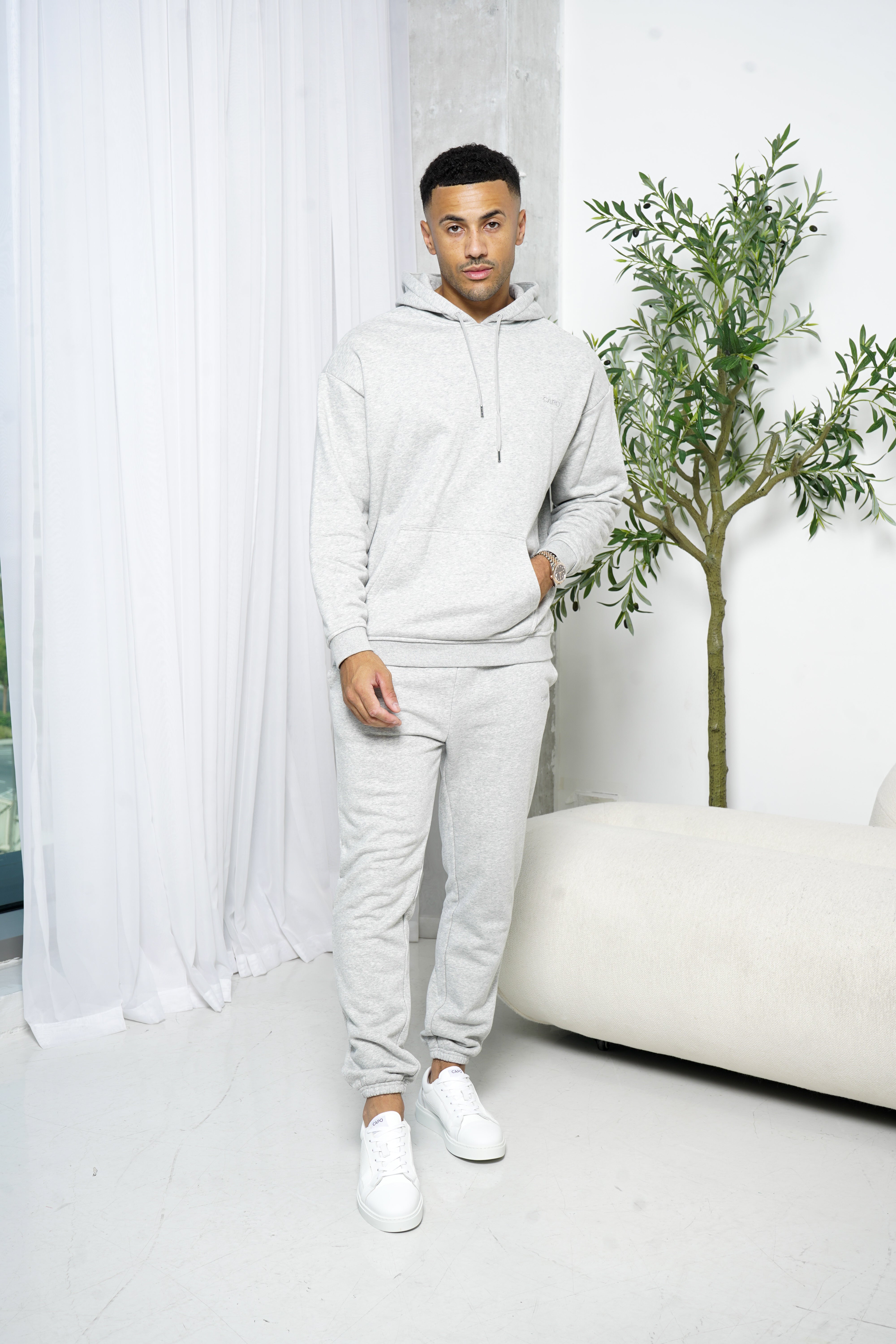 CAPO Grey Marl Sweatpants