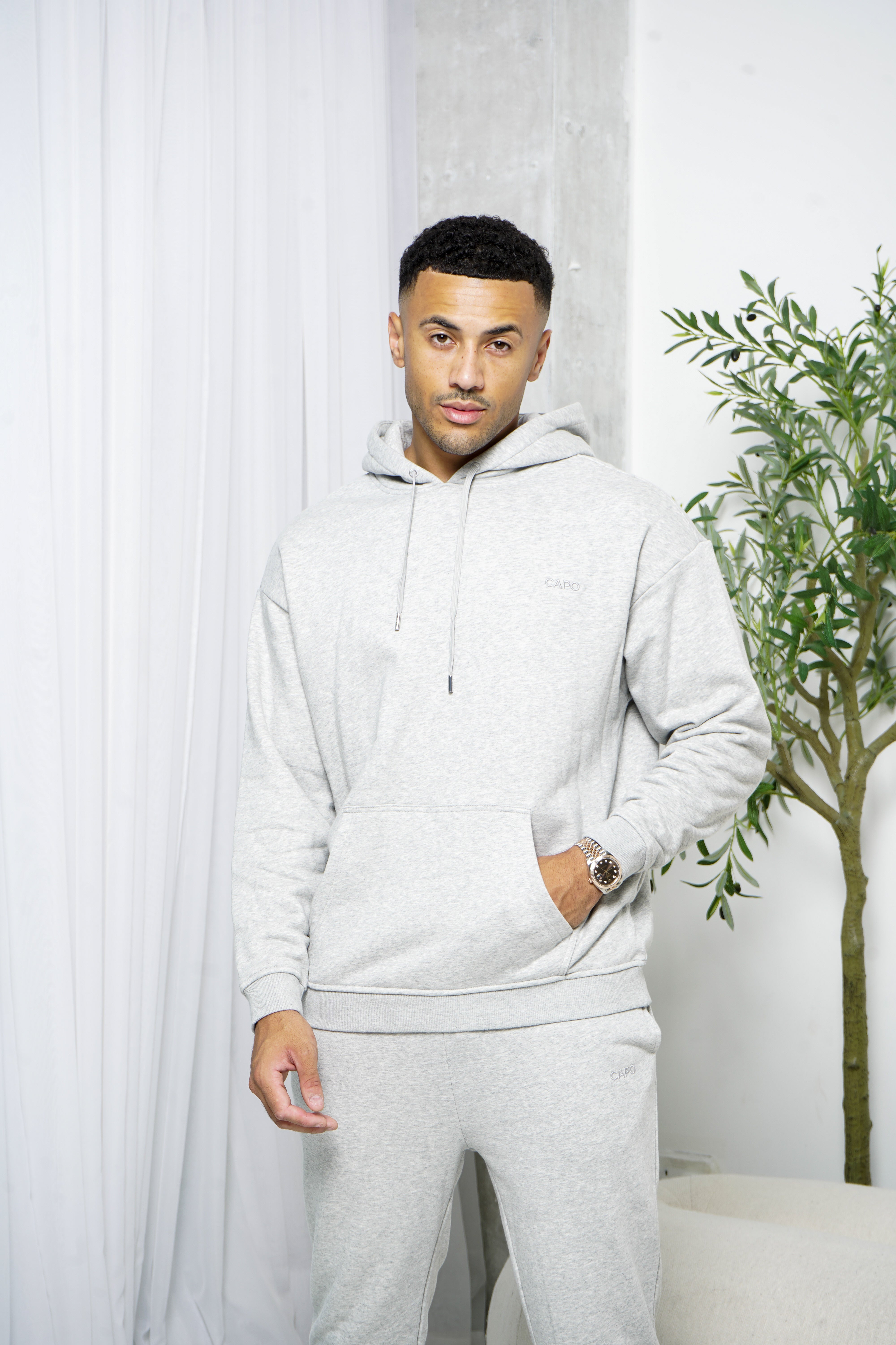 CAPO Grey Marl Sweatpants