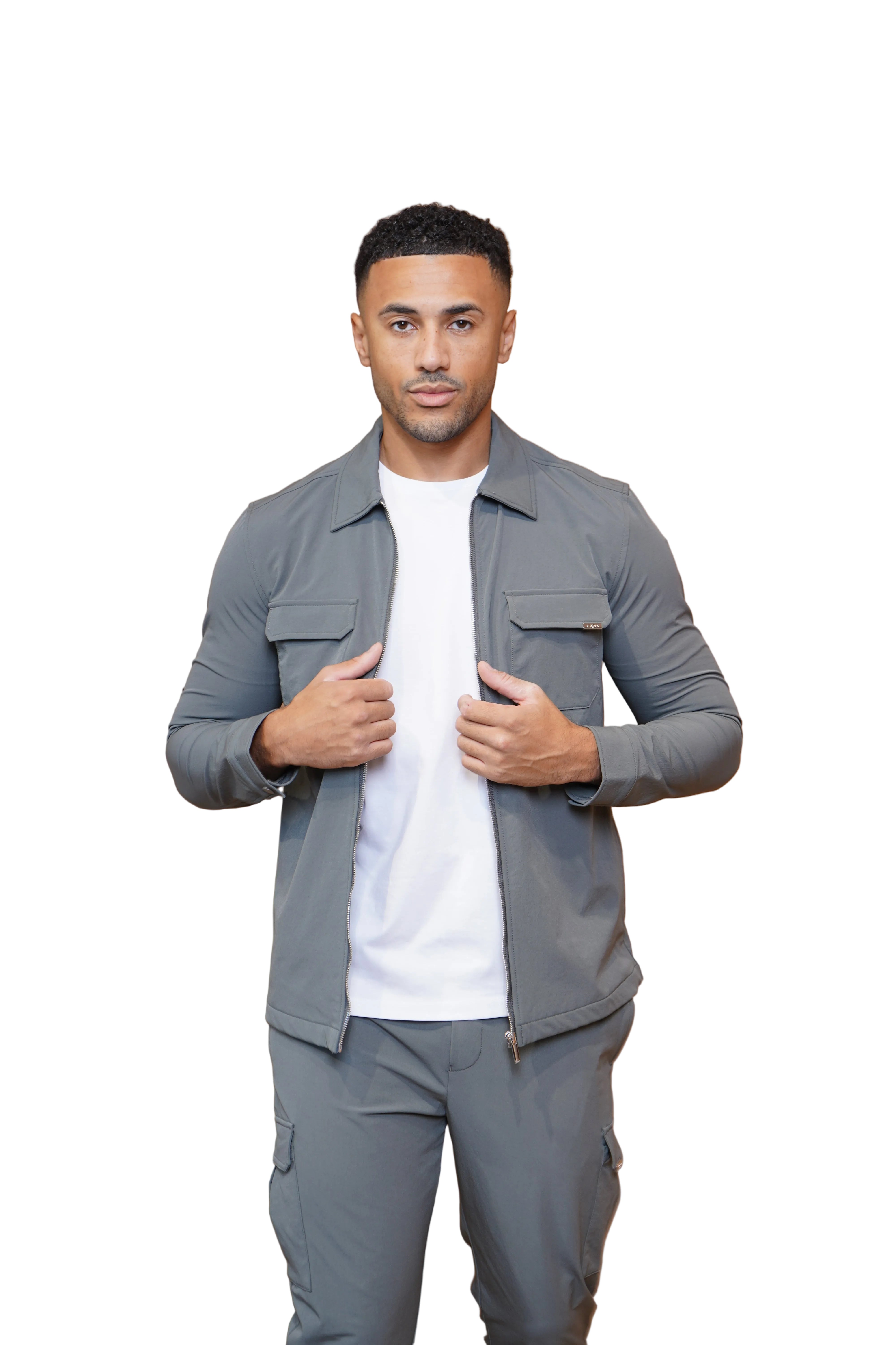 CAPO Utility Overshirt Charcoal Shirts