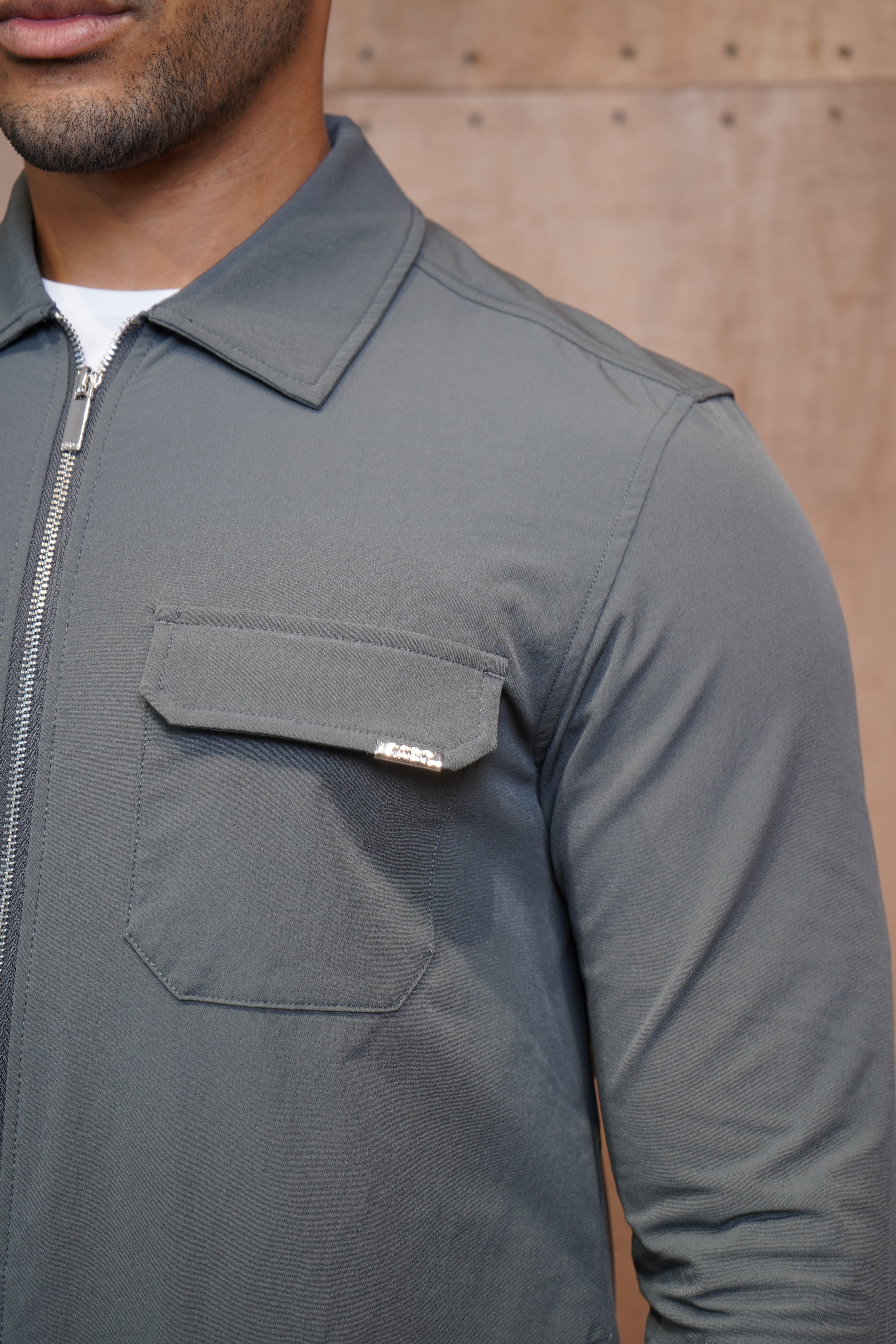 CAPO Utility Overshirt Charcoal Shirts