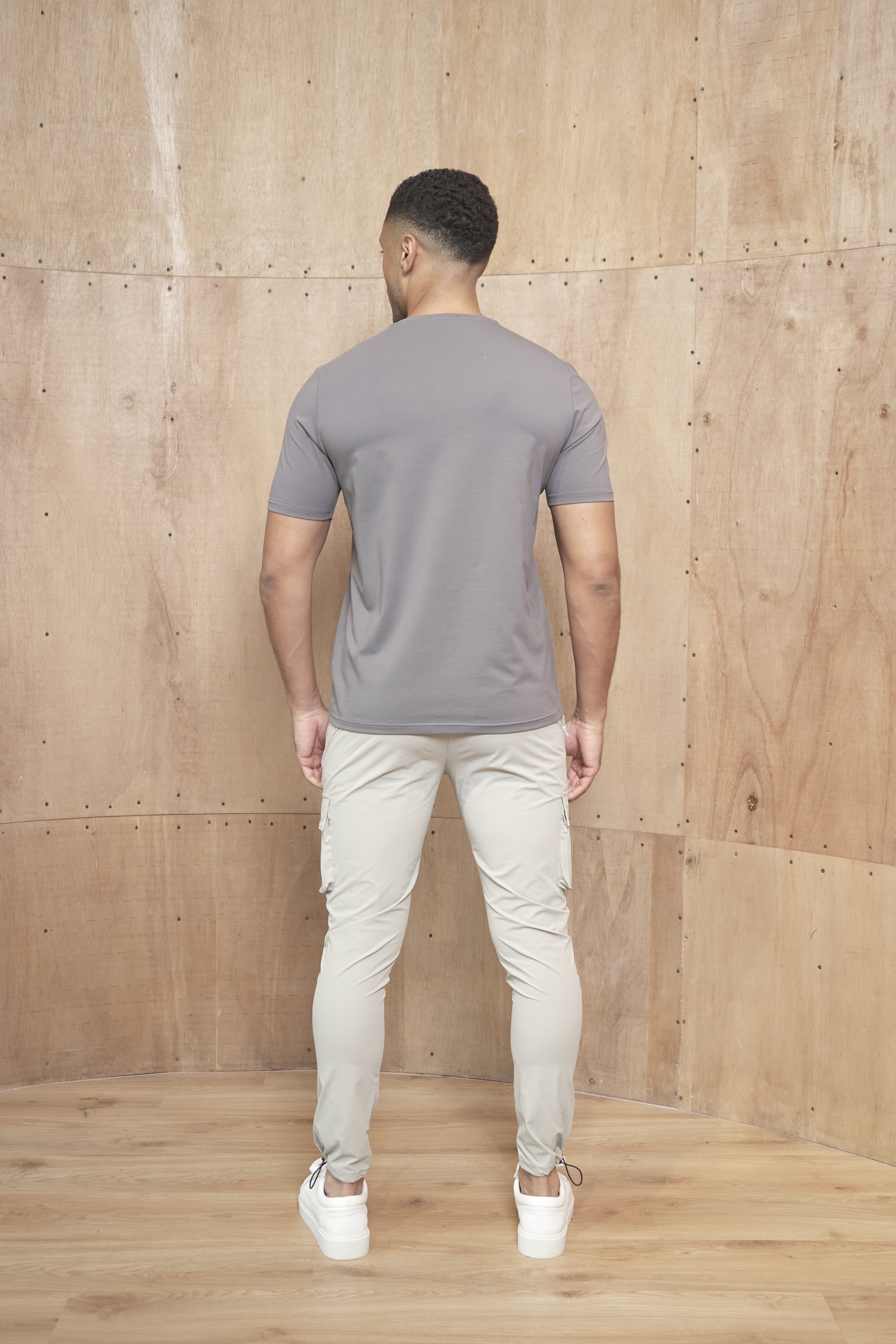 CAPO Every Day Crew Neck Cotton Slate Grey T-Shirt