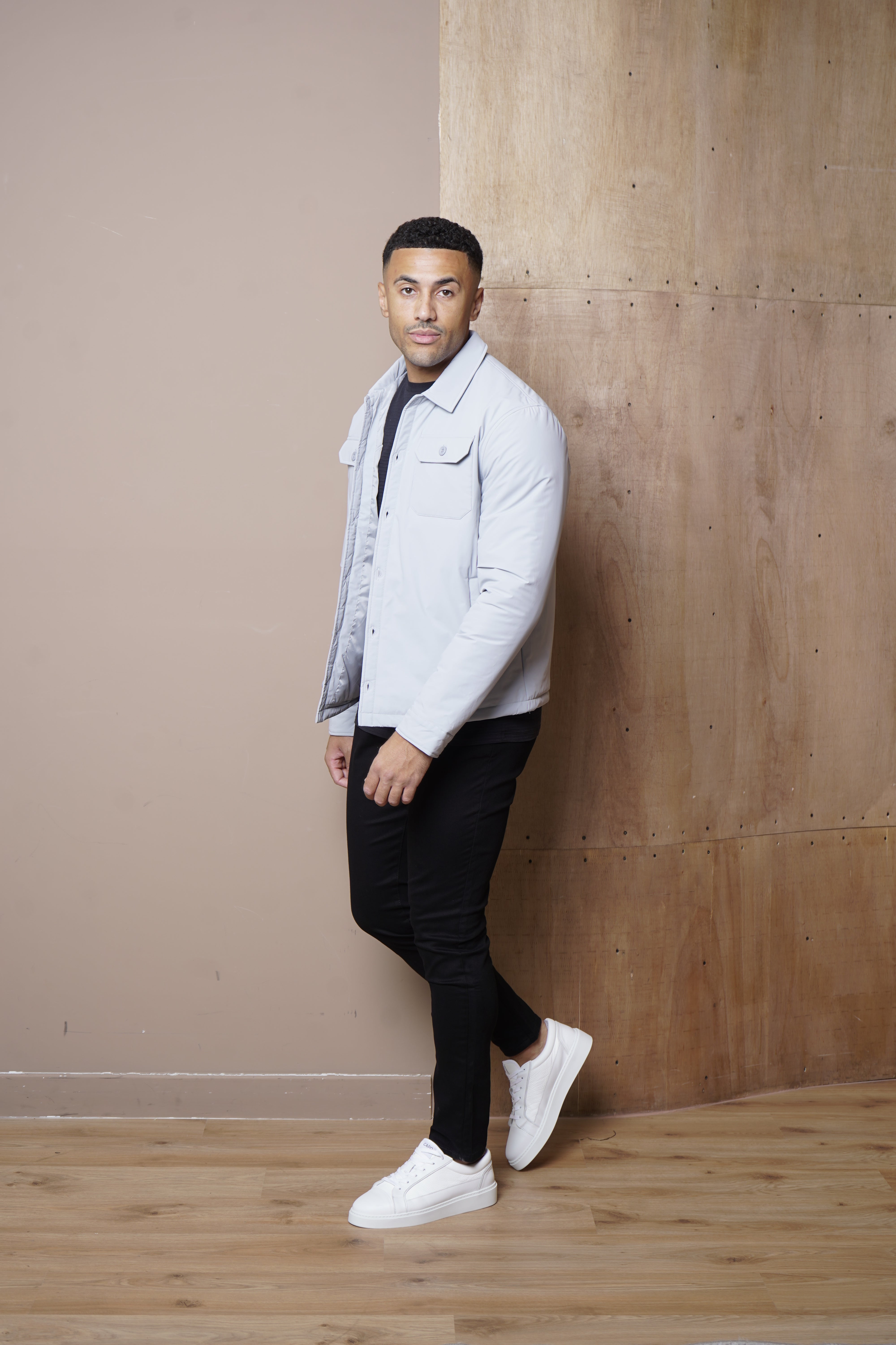CAPO Quilted Light Grey Jacket