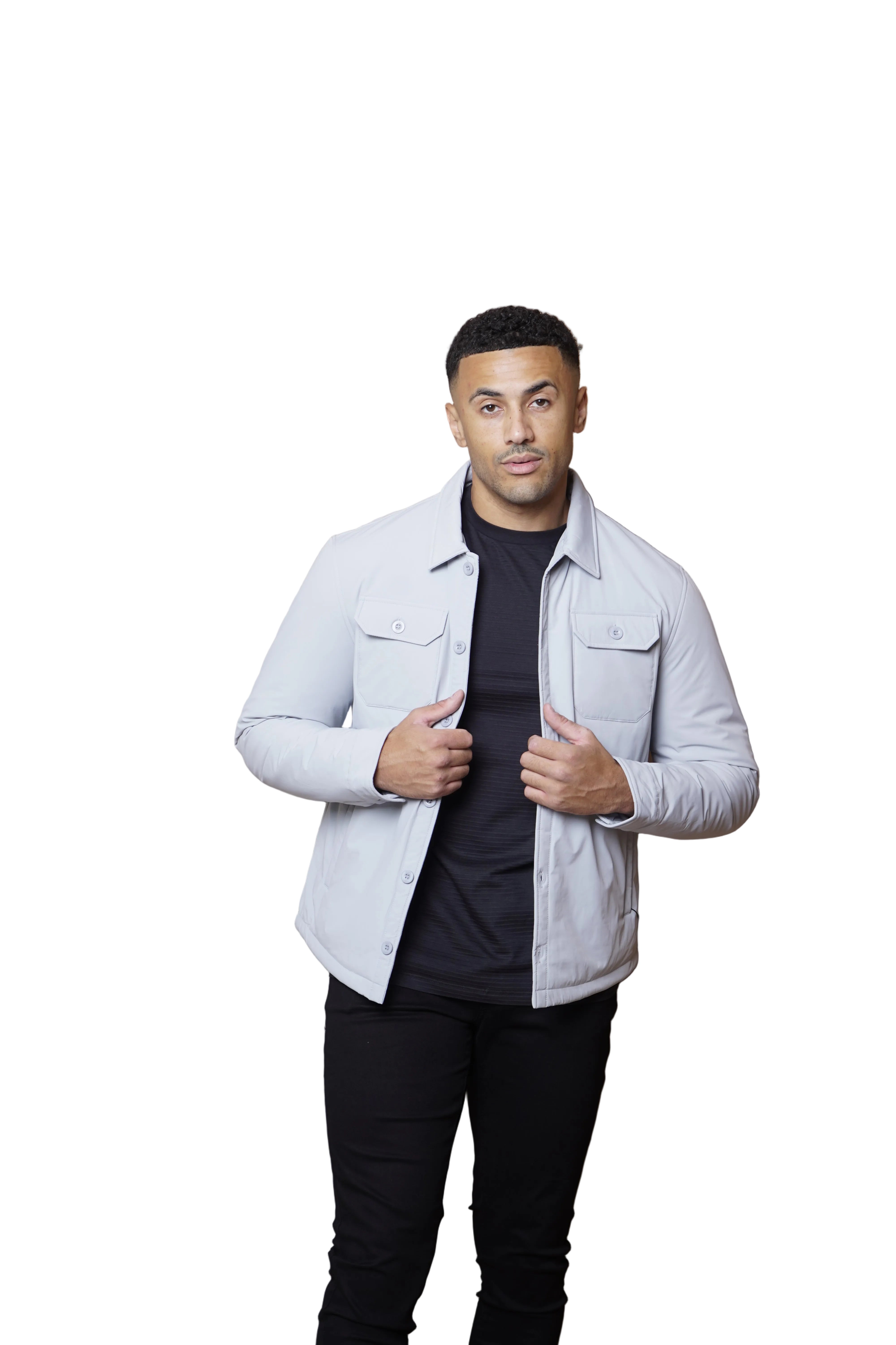 CAPO Quilted Light Grey Jacket