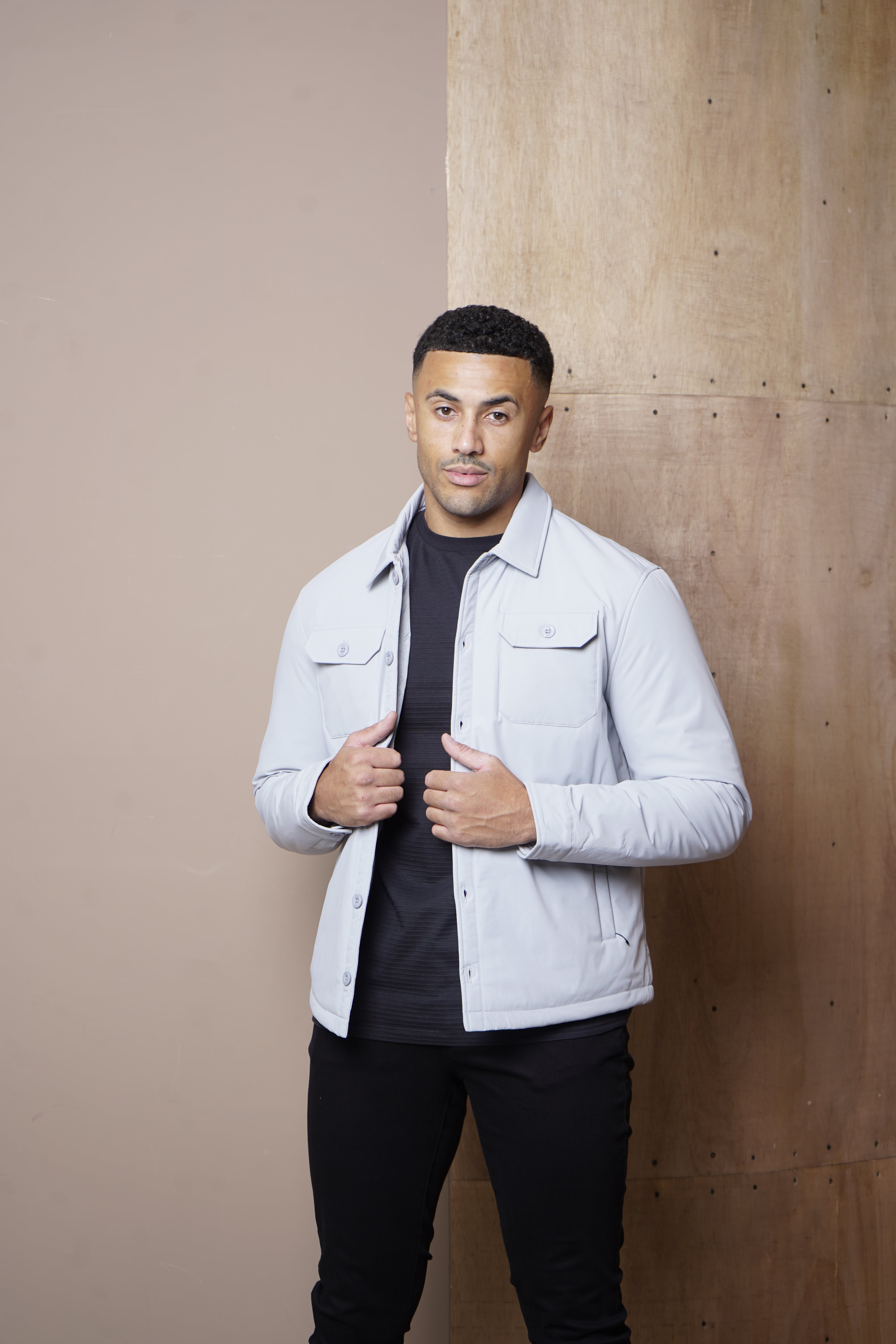 CAPO Quilted Light Grey Jacket
