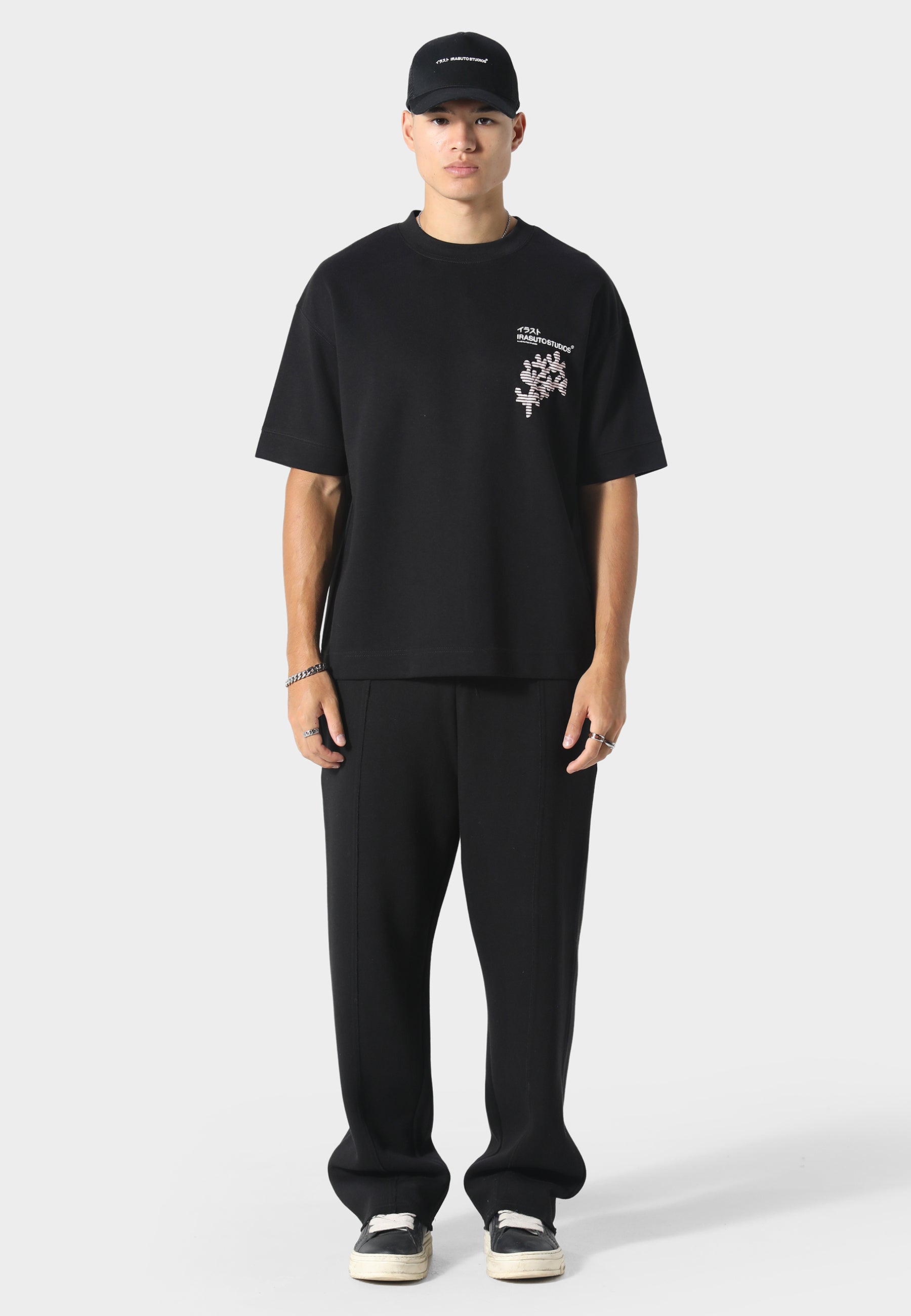 Irasuto Studios Sakura Wave Black T-Shirt