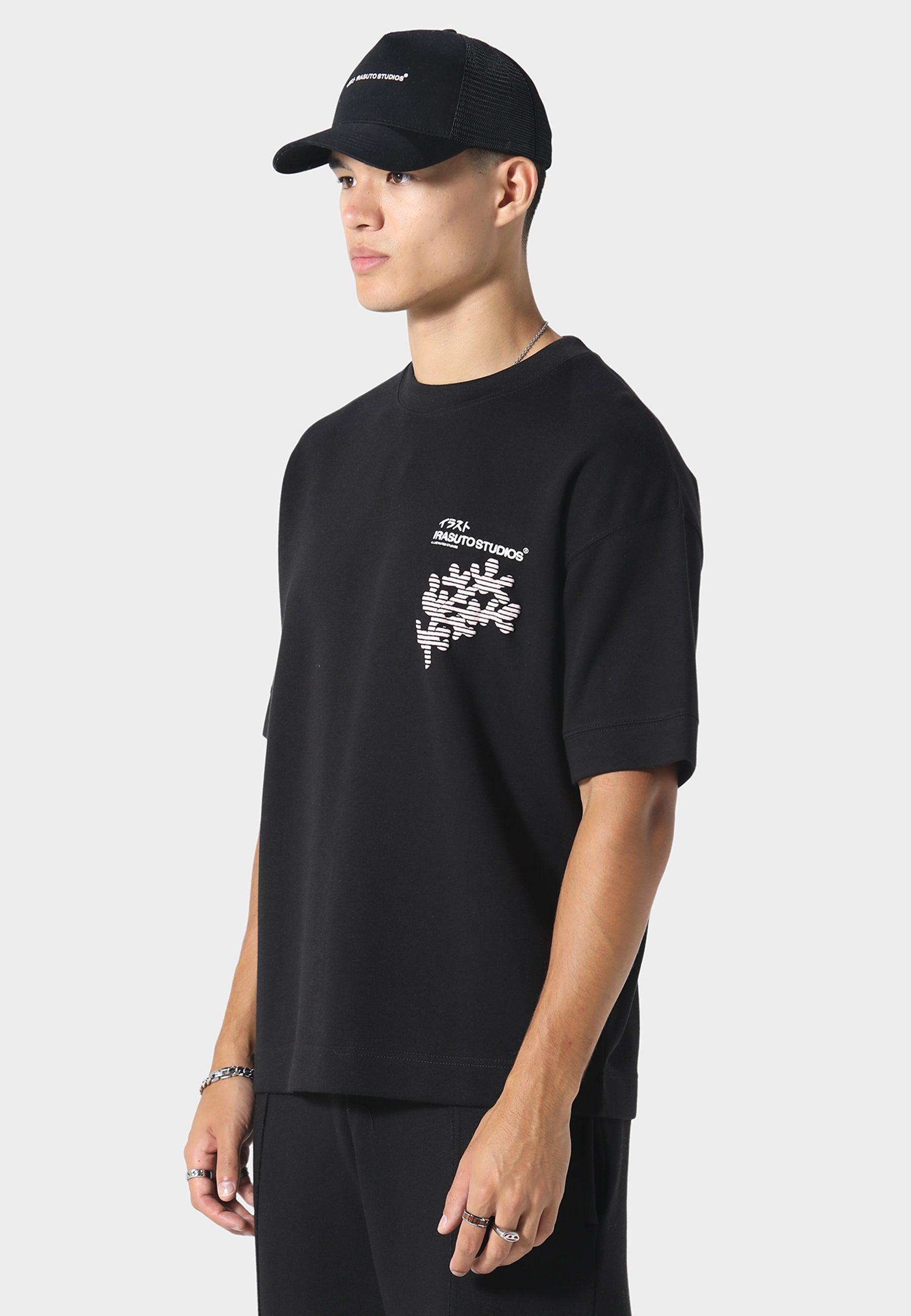 Irasuto Studios Sakura Wave Black T-Shirt