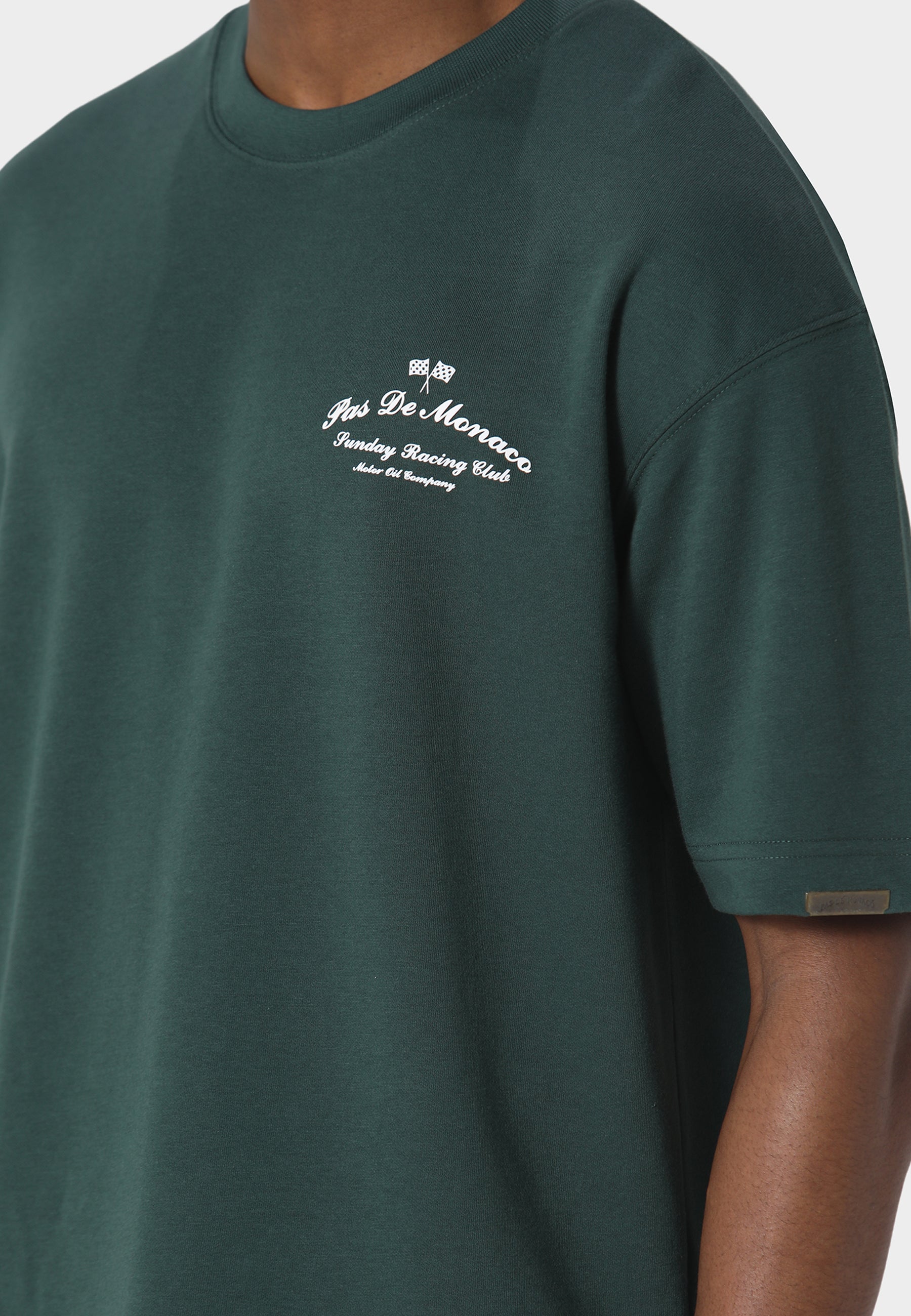 Pas De Monaco Slanted Pedosa Green T-Shirt
