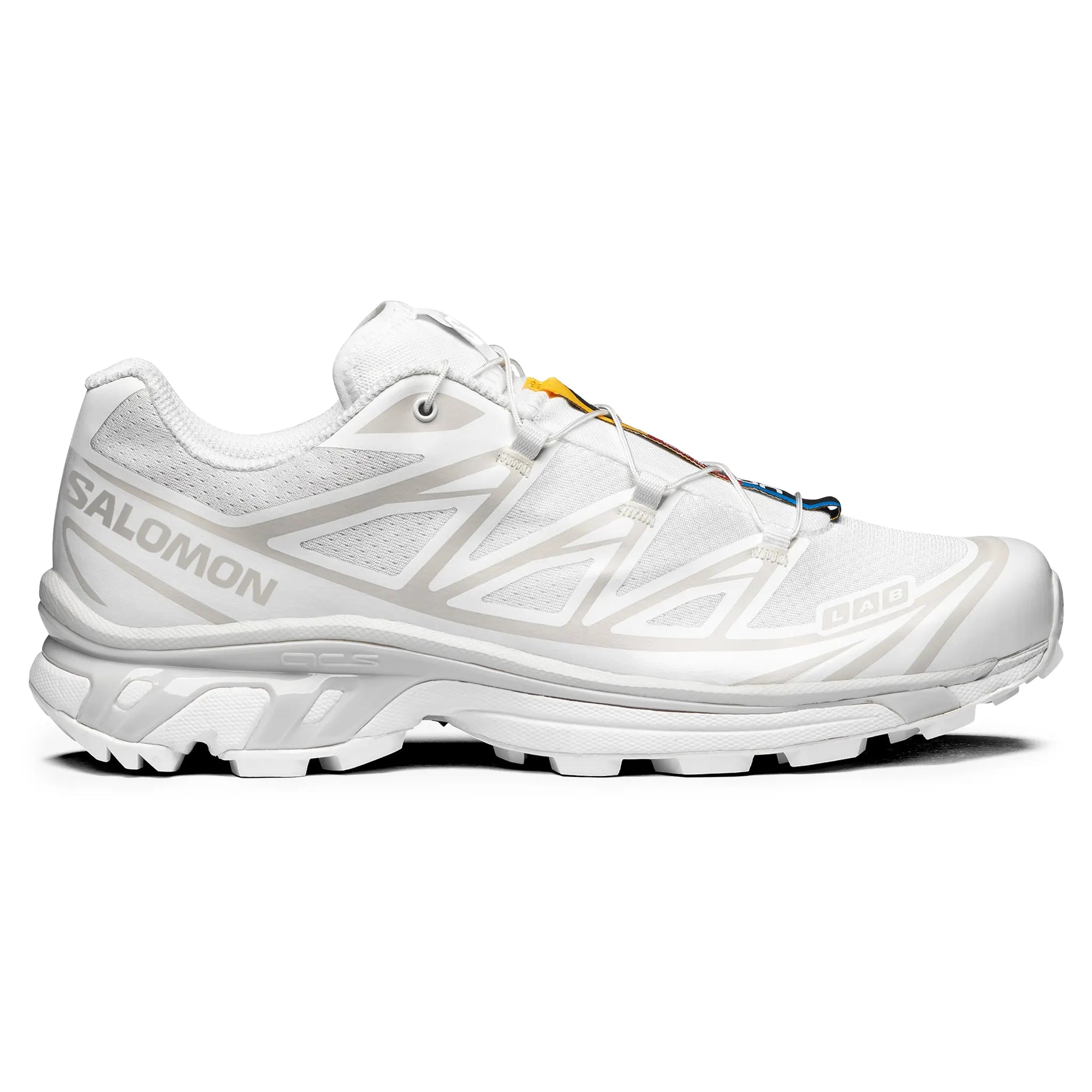 Side view of Salomon XT-6 White Sneaker