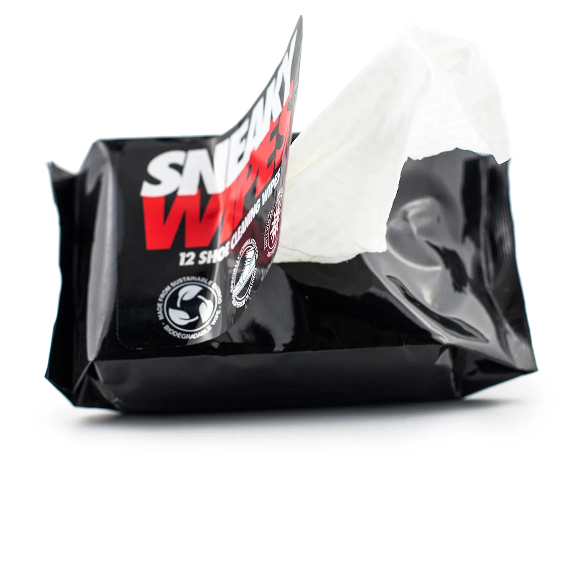 Open view of Sneaky Shoe And Trainer Cleaning Wipes