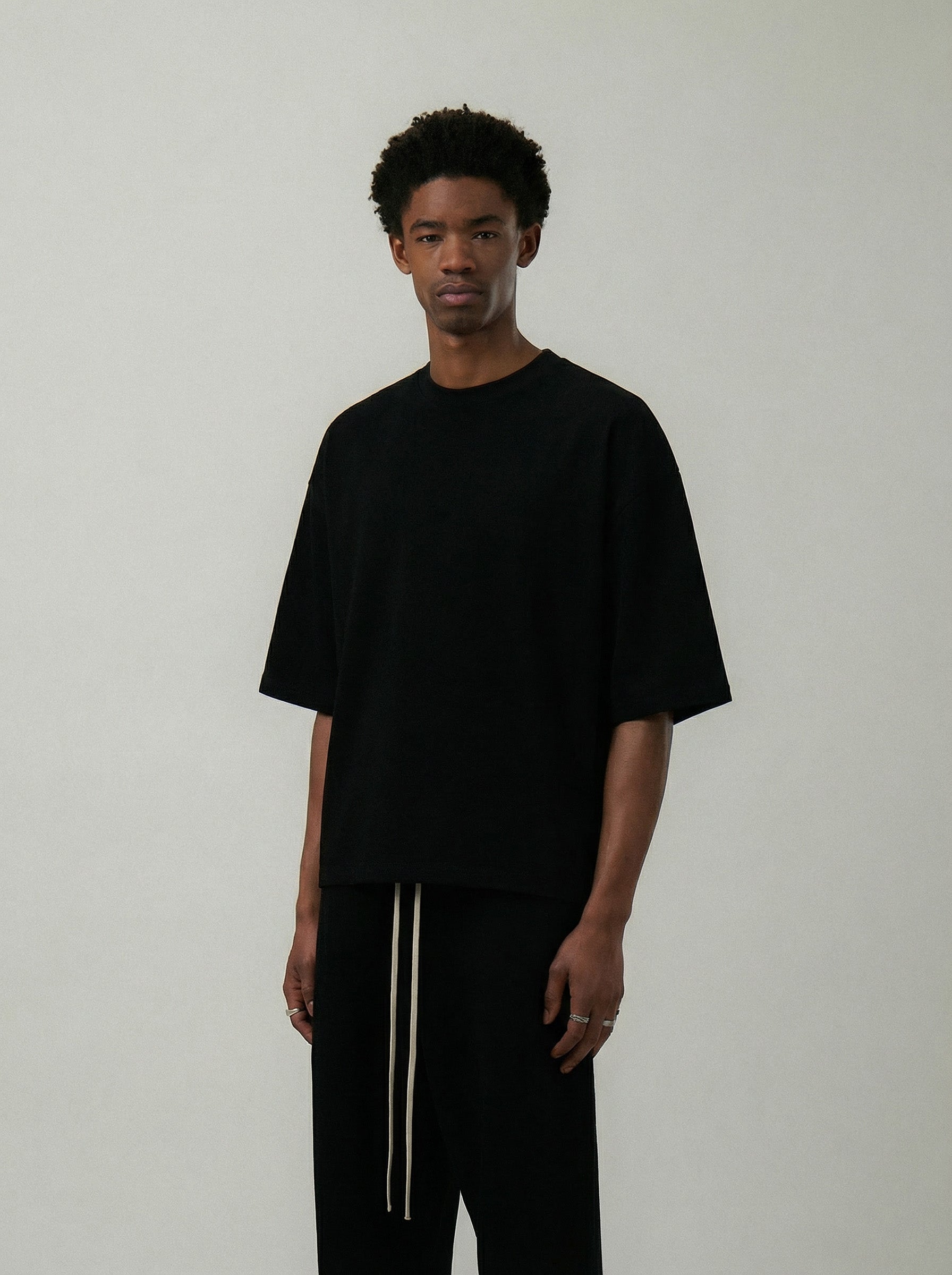 Florence Black Soleto Oversized Black T-Shirt