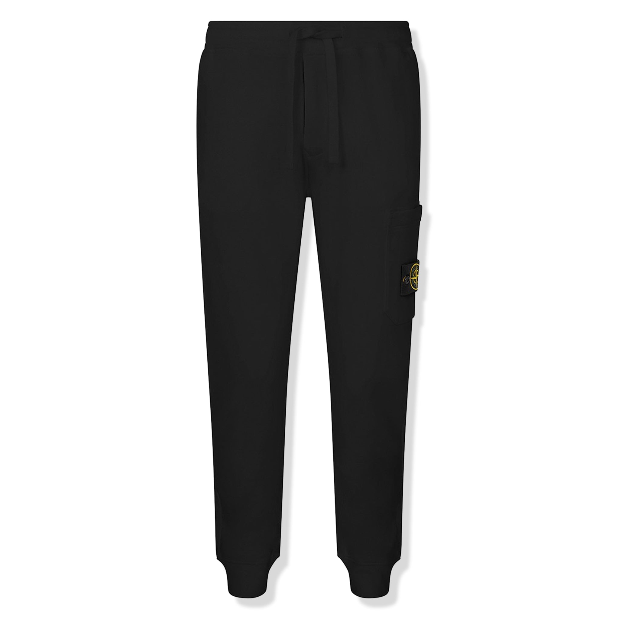 Image of Stone Island Logo Black Sweatpants