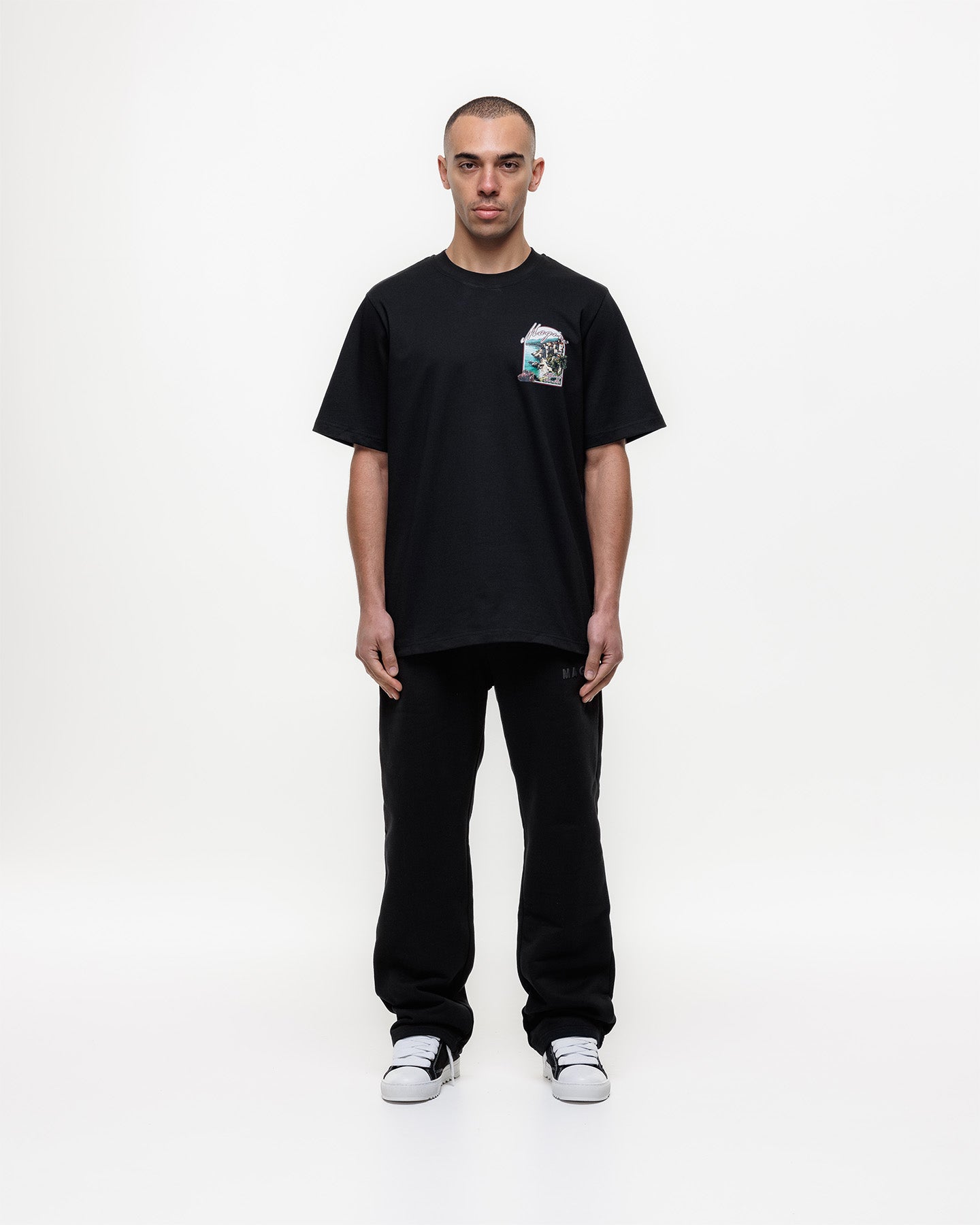 MAGIRI Sur Mur Printed Black T-Shirt