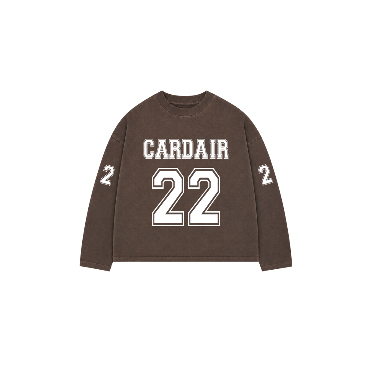 Cardair Varsity L/S Brown T-Shirt